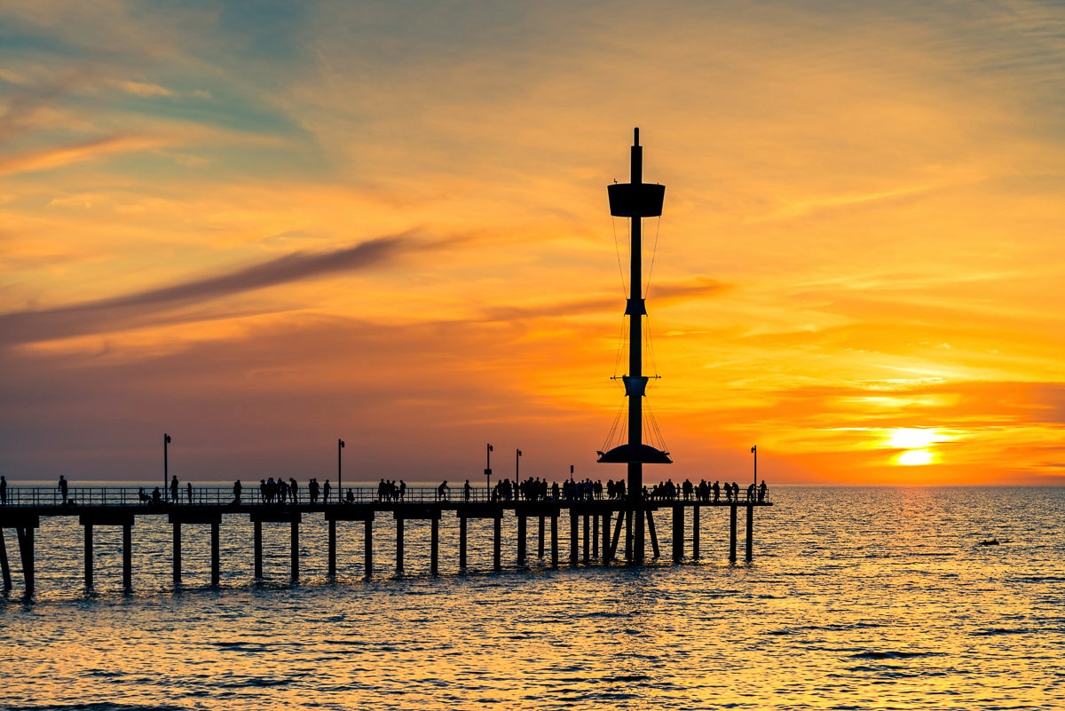 Papermoon Fototapete »Brighton Steg« günstig online kaufen