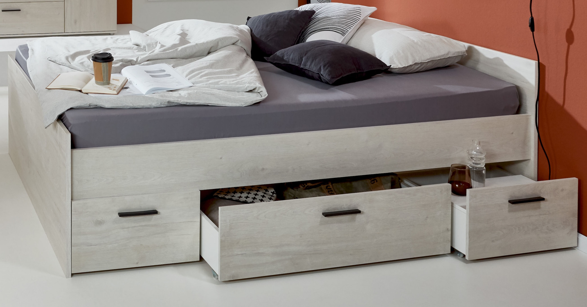 arthur berndt Stauraumbett »Jugendbett »Mathea« 140 x 200 cm«