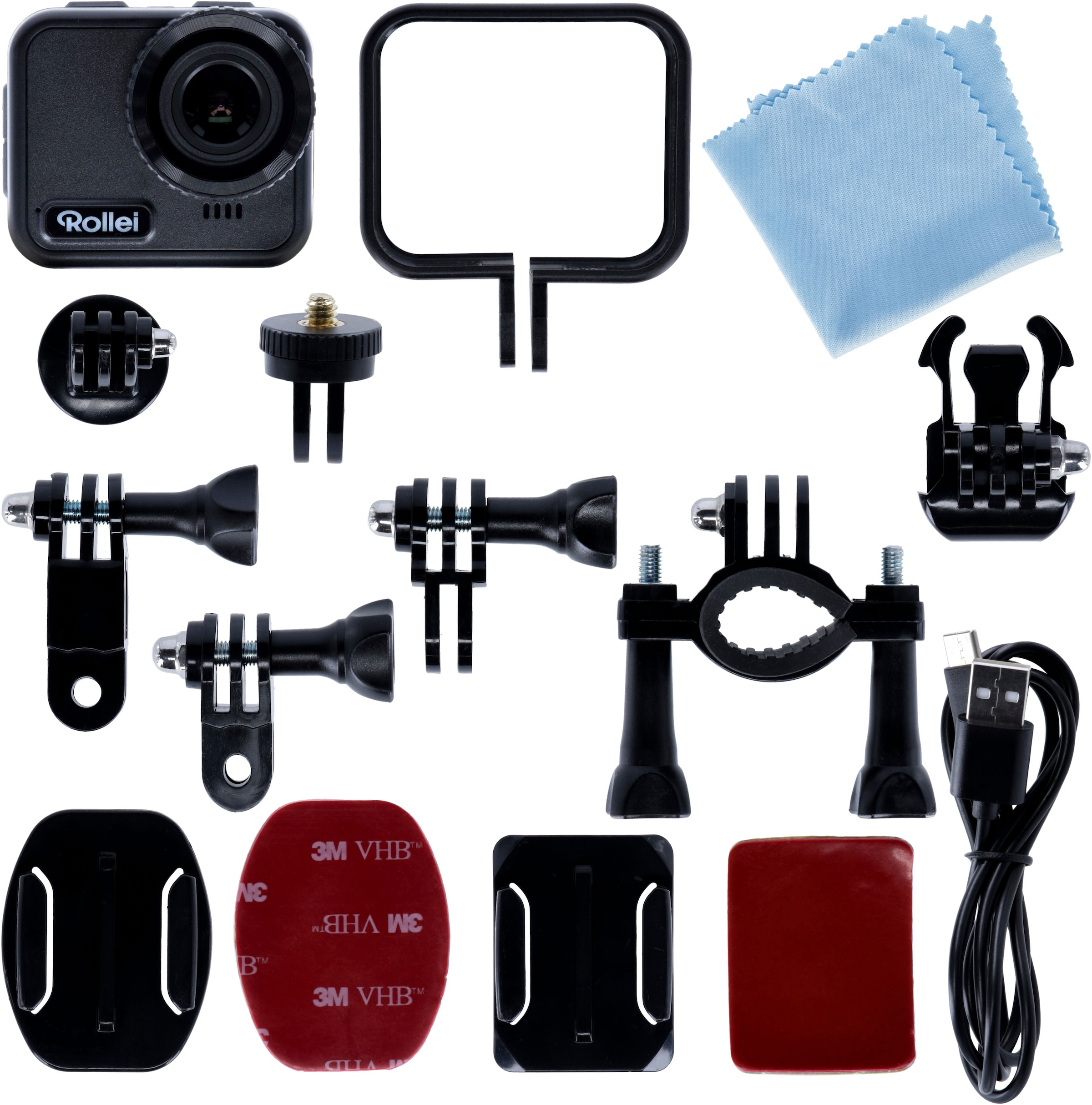 Rollei Action Cam »Actioncam 9s Cube«, 4K Ultra HD, WLAN (Wi-Fi)