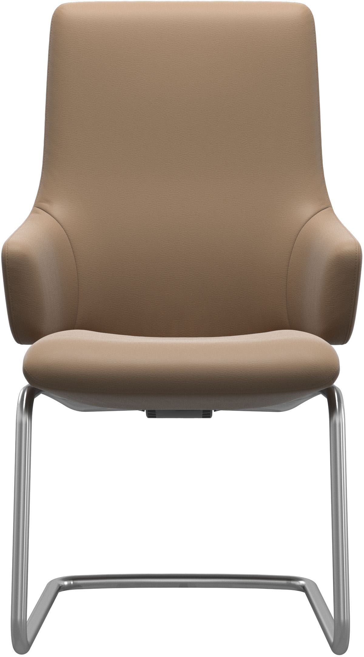 Stressless® Polsterstuhl »Laurel«, Leder PALOMA, High Back mit Armlehne, Größe L, mit Beinen aus Stahl in Schwarz matt
