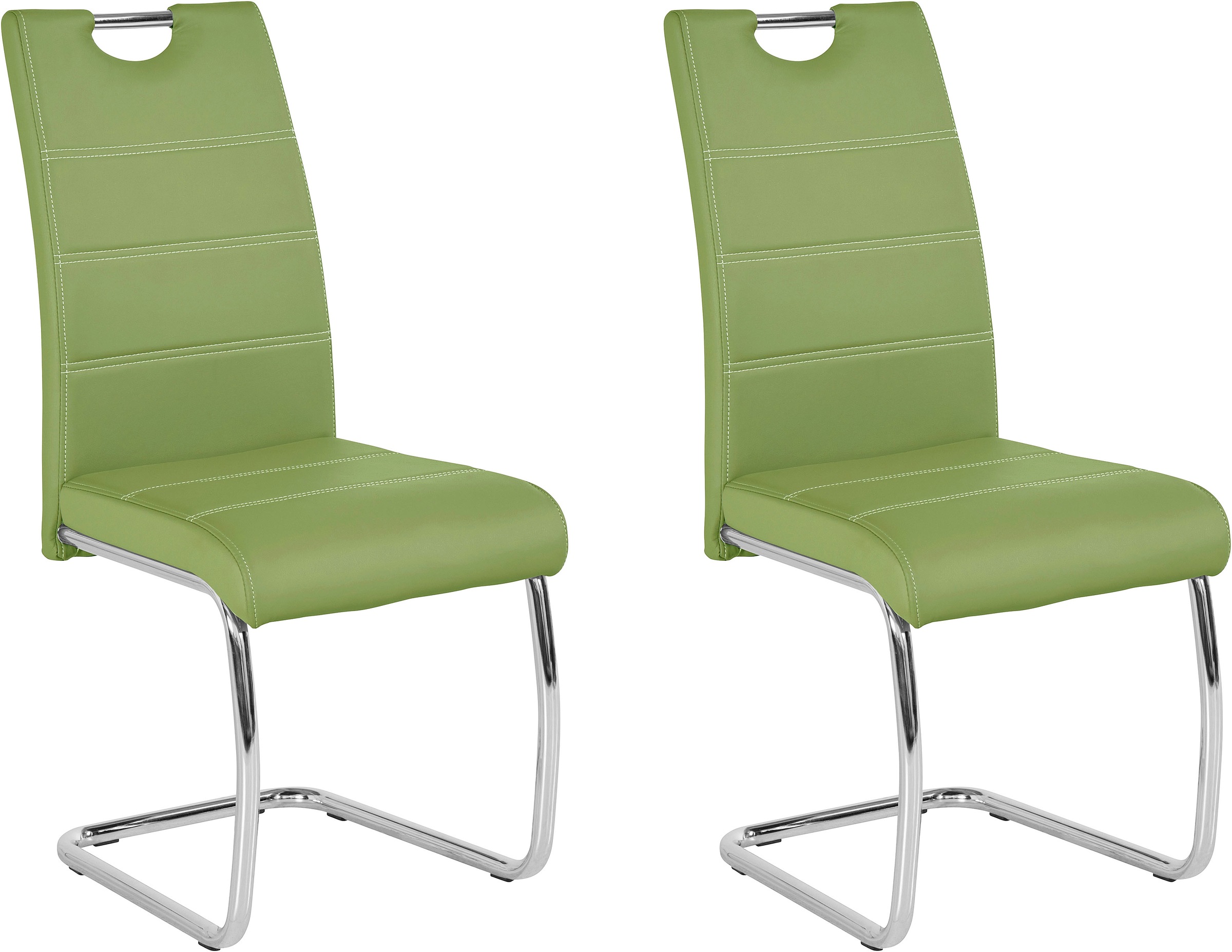 HELA Freischwinger »FLORA«, (Set), 2 St., Kunstleder, 1, 2 oder 4 Stück, Fr günstig online kaufen