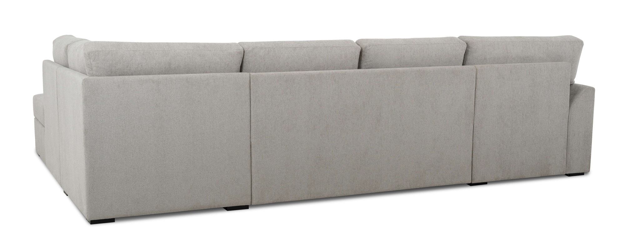Home affaire Wohnlandschaft »Citry«, Breite 309 cm, Chenille, Bettfunktion, Bettkasten, U-Form