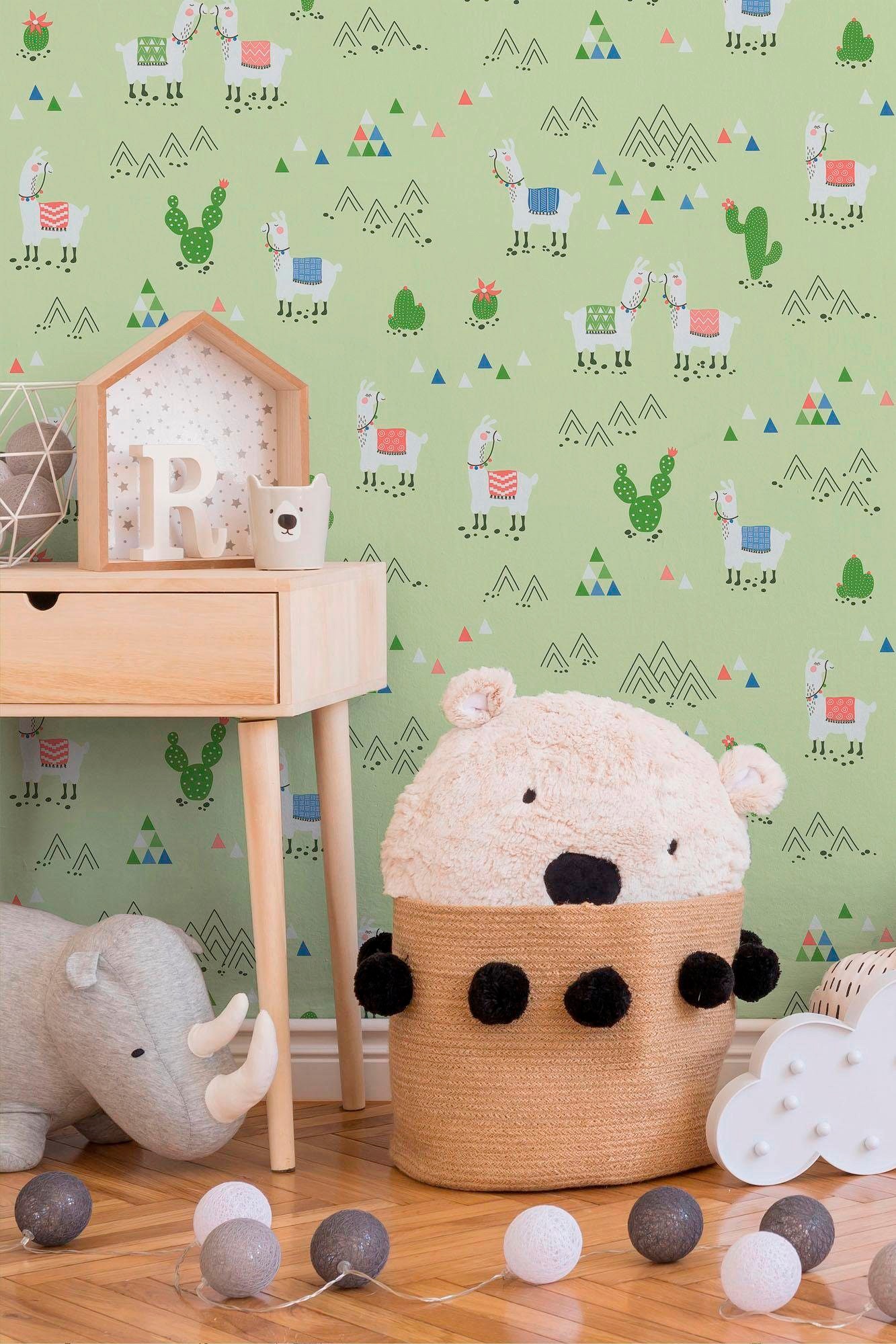 living walls Vliestapete »Boys & Girls«, Motiv-abstrakt-naturalistisch, Kindertapete Tapeten Wohnzimmer Schlafzimmer Küche modern Design Optik