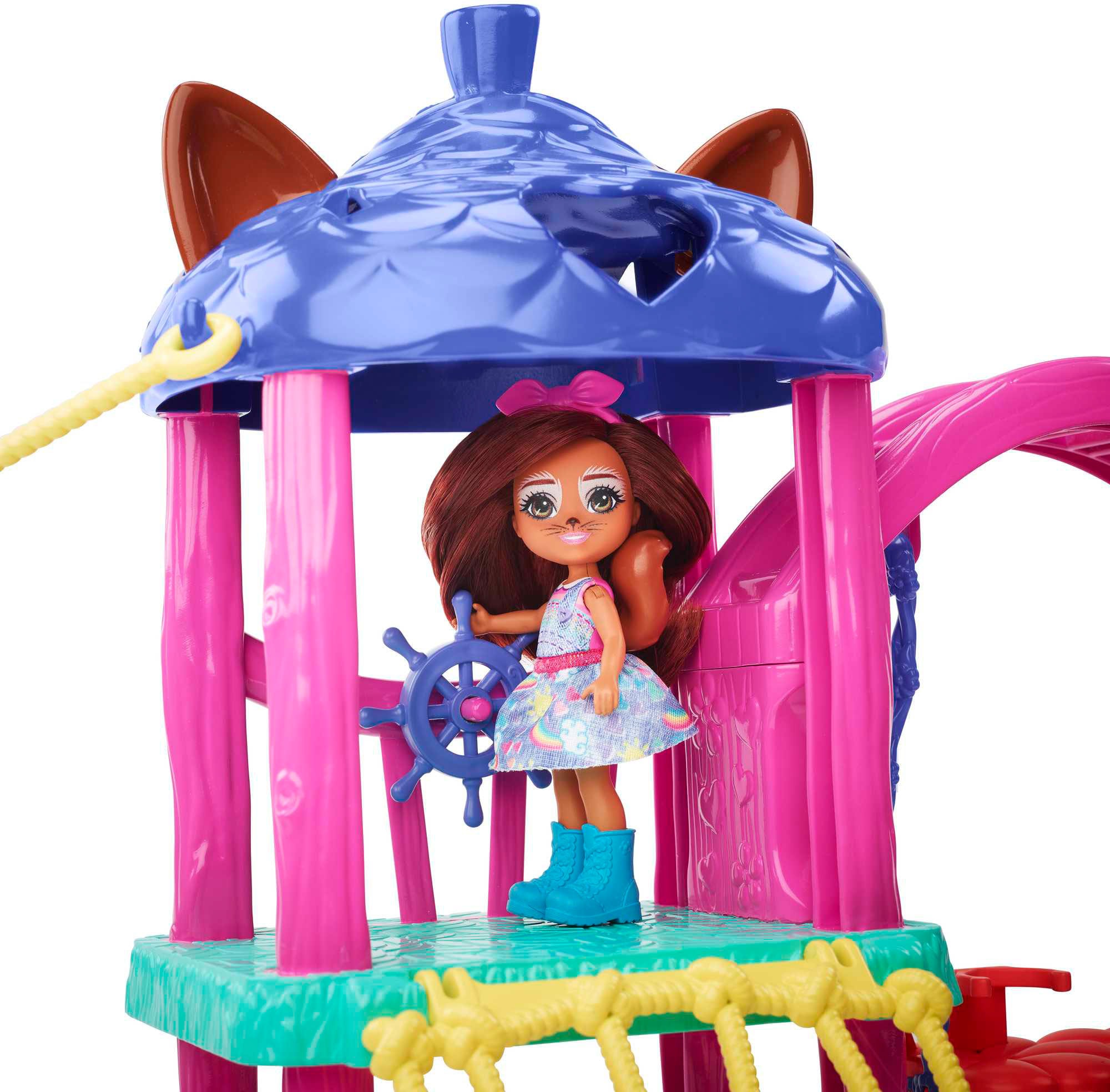Enchantimals Spielwelt »Spielplatz Set«, mit 2 Puppen, Tierfreunden und Zubehör