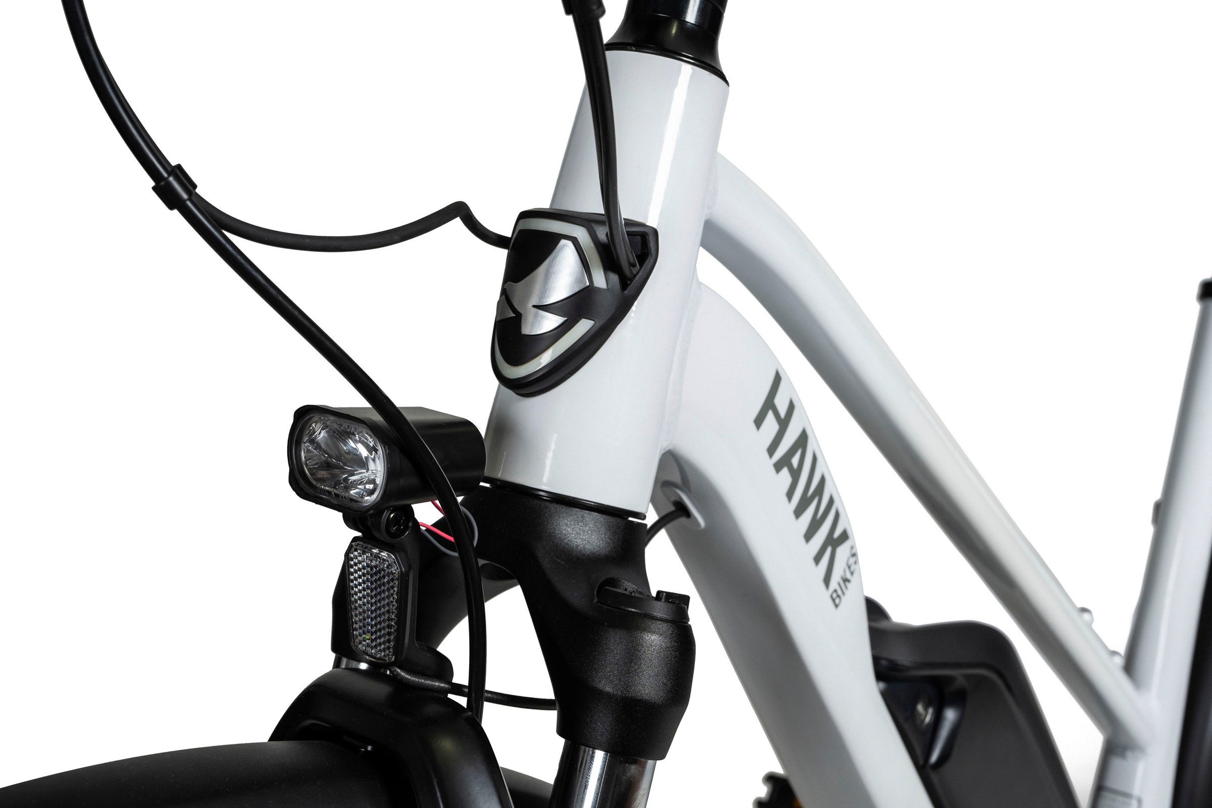 HAWK Bikes E-Bike »E-Trekking 500 Lady«, 10 Gang, Shimano, Deore, Mittelmotor 250 W