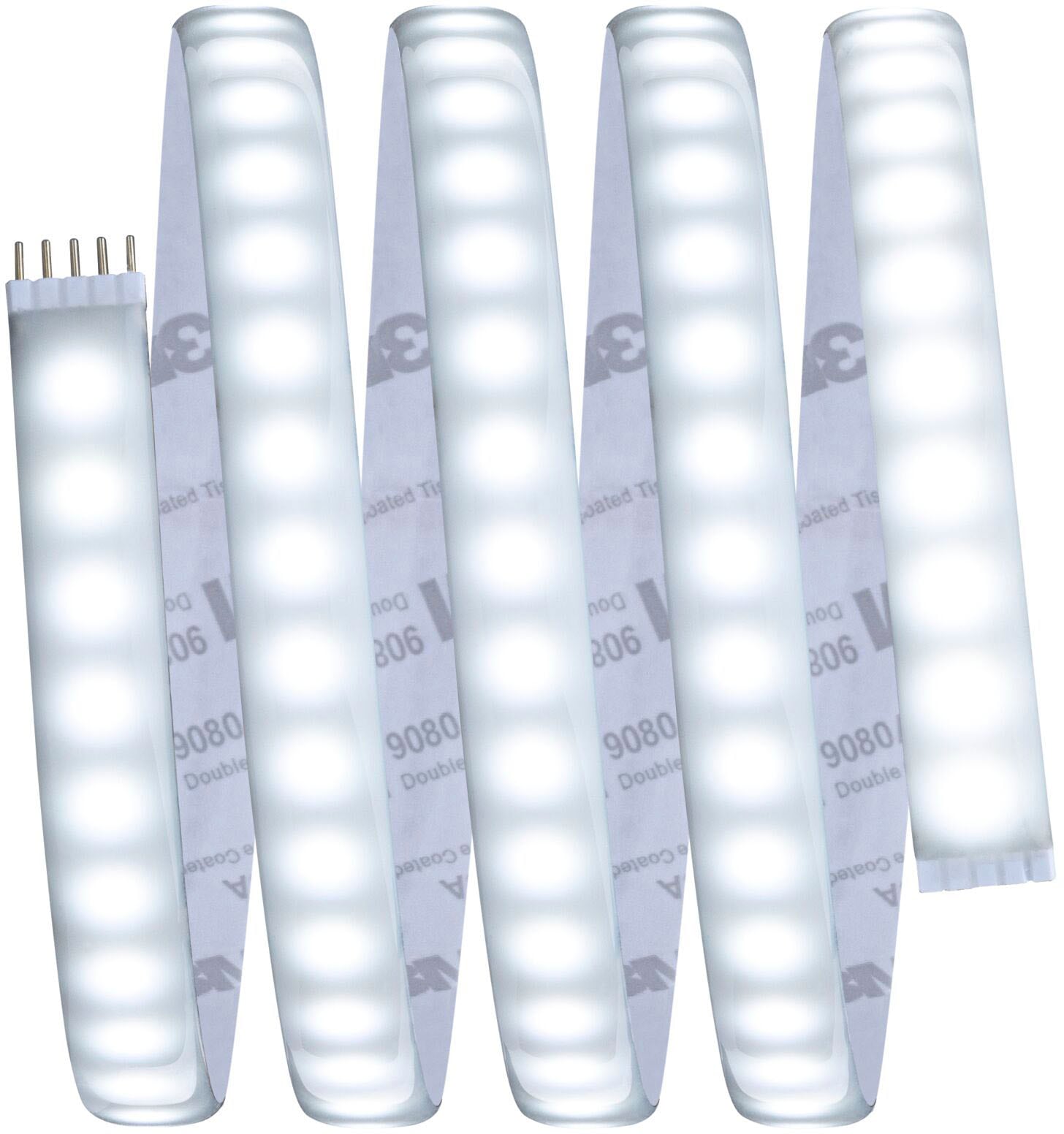 Paulmann LED-Streifen »MaxLED1000 Basisset 1,5m IP44 Cover2700-6500K 17W 230/24V 40VA Silber«, 1 St.-flammig, Tunable White