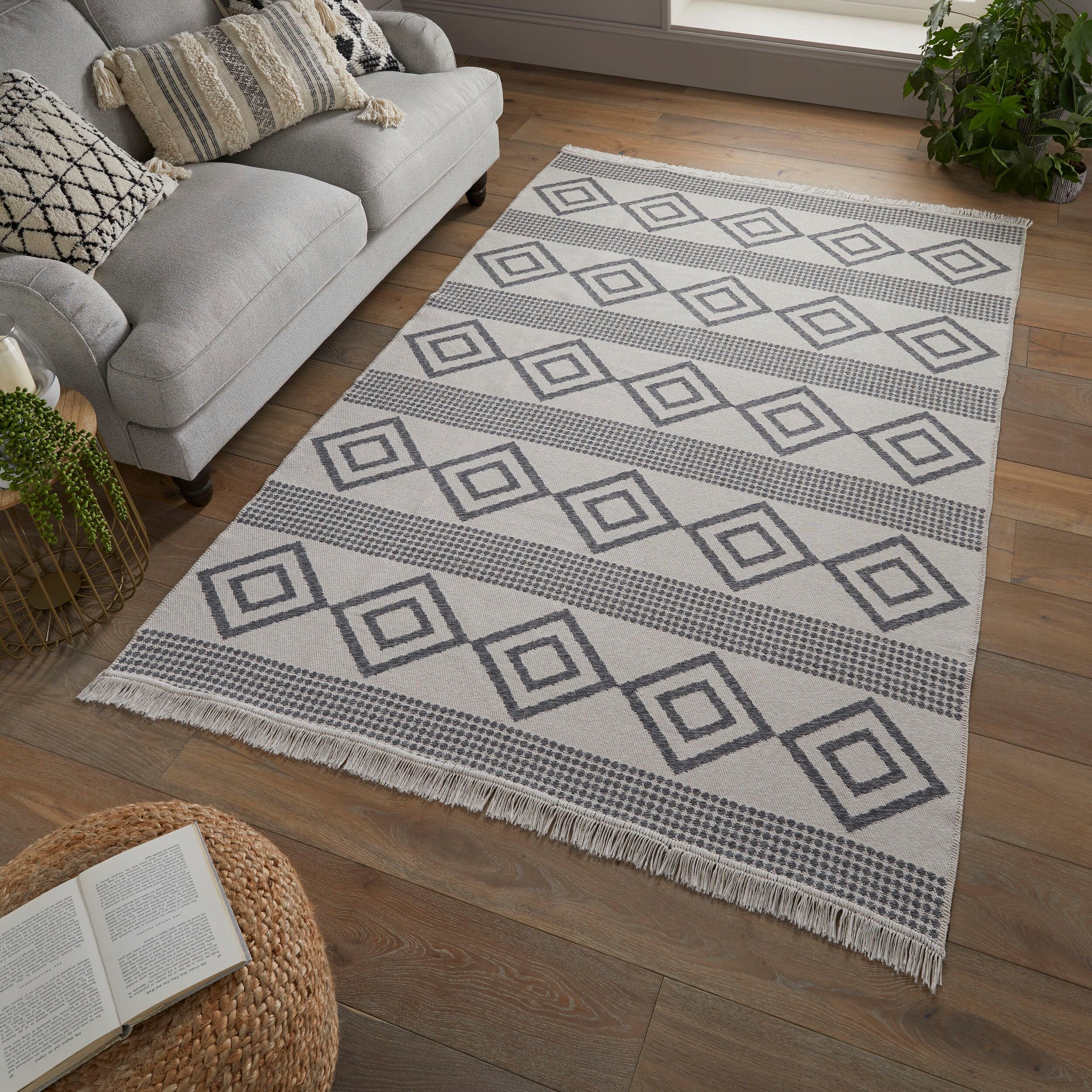 FLAIR RUGS Teppich »TEO«, rechteckig, 2 mm Höhe günstig online kaufen