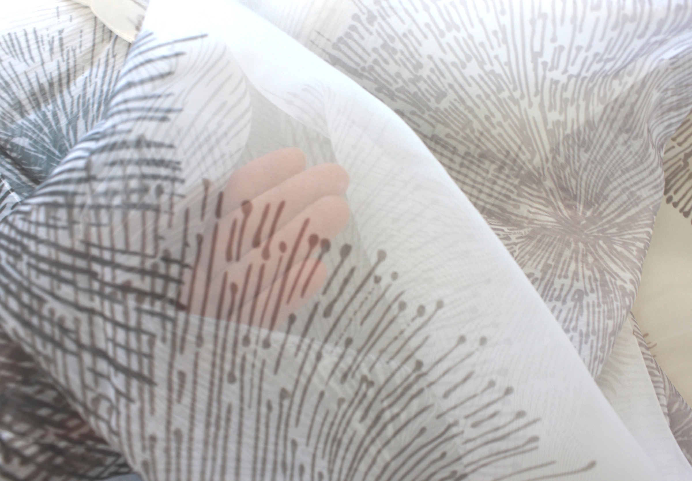 HOME WOHNIDEEN Vorhang »RAWLINS«, (1 St.), Schal aus Voile bedruckt