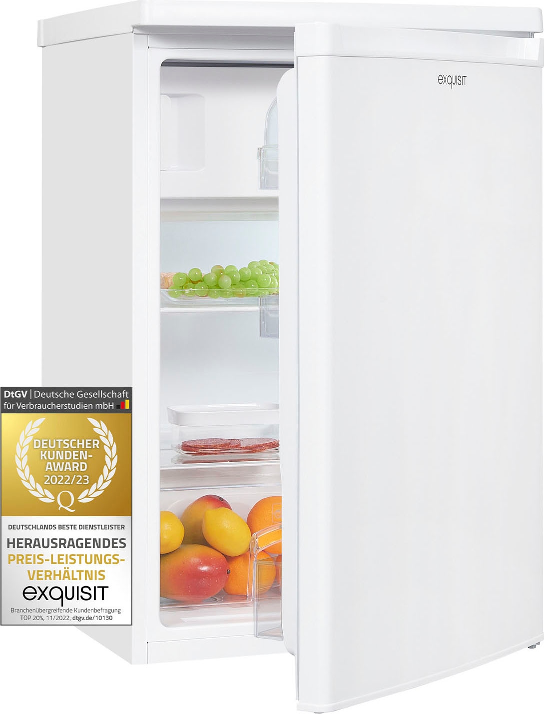 exquisit Kühlschrank »KS16-4-E-040E«, KS16-4-E-040E weiss, cm hoch, breit 55 %Sale im cm jetzt 85,5
