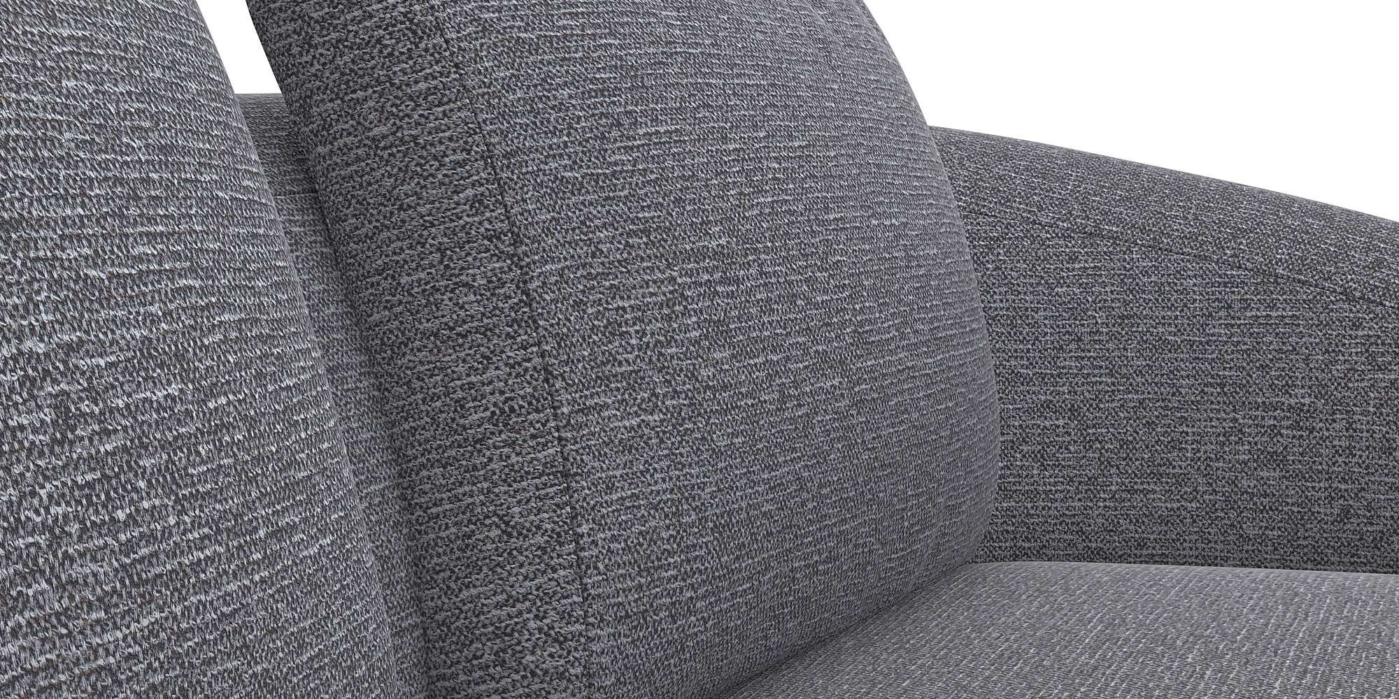 FLEXLUX Wohnlandschaft »Torino, rund, L-Form, Sofa-Ecke mit Recamiere, Longchair-Sofa«, Modernes, organisches Sofa-Design, Kaltschaum, Wellenunterfederung