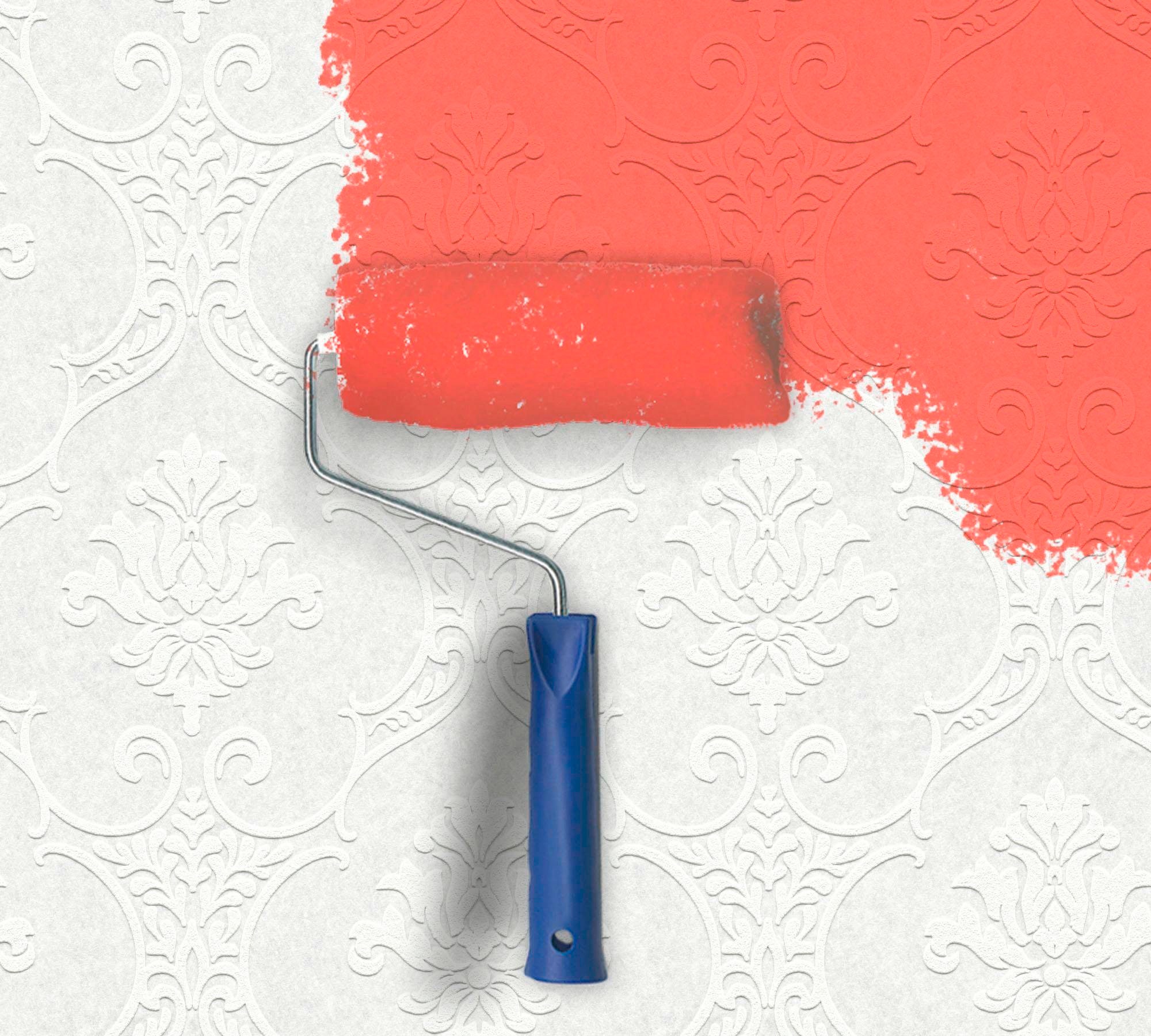 A.S. Création Vliestapete »Meistervlies« Barock | gemustert | ornamental strukturiert Ornament Tapete Barock Überstreichbar Tapeten Wohnzimmer modern Design