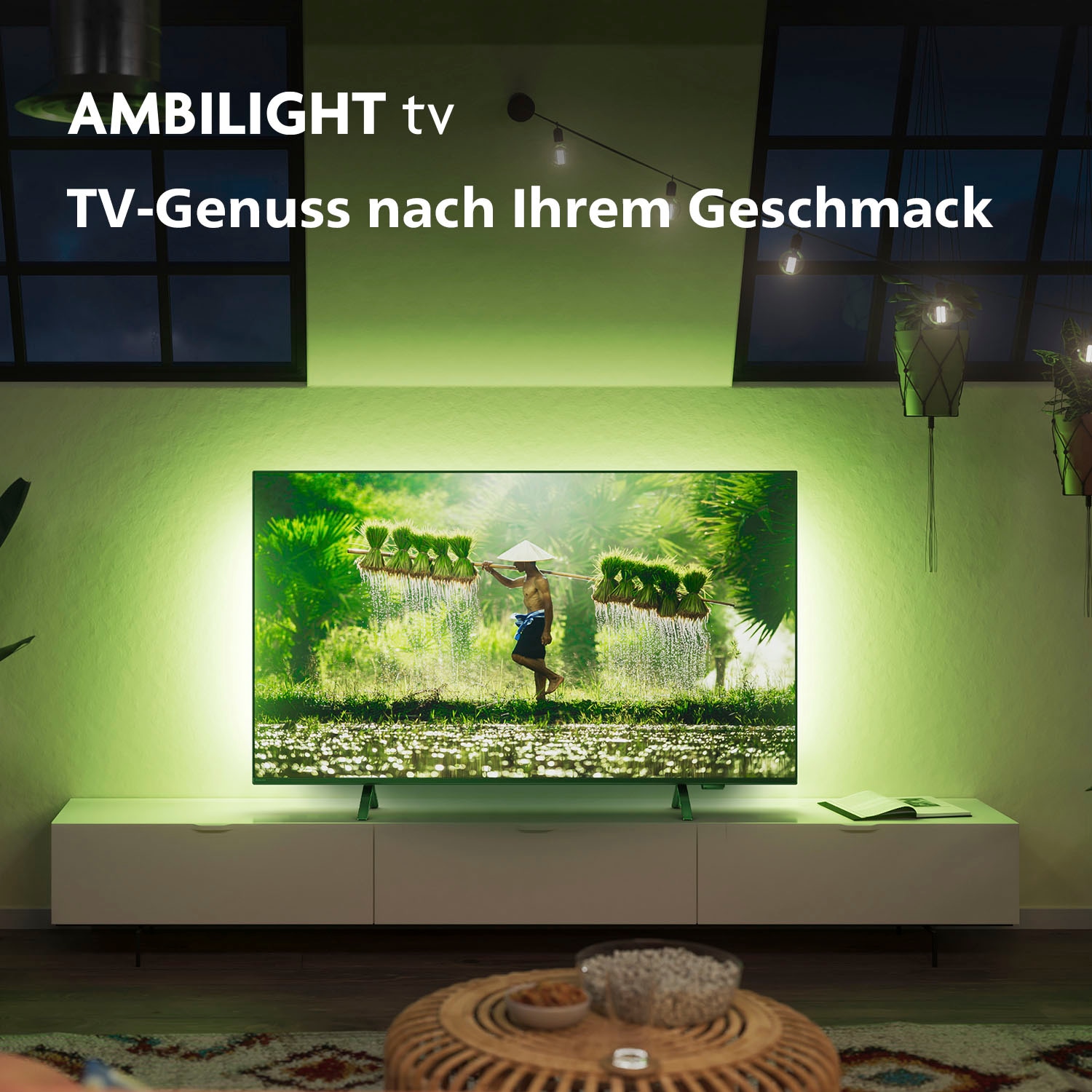 Philips LED-Fernseher, 126 cm/50 Zoll, 4K Ultra HD, Smart-TV