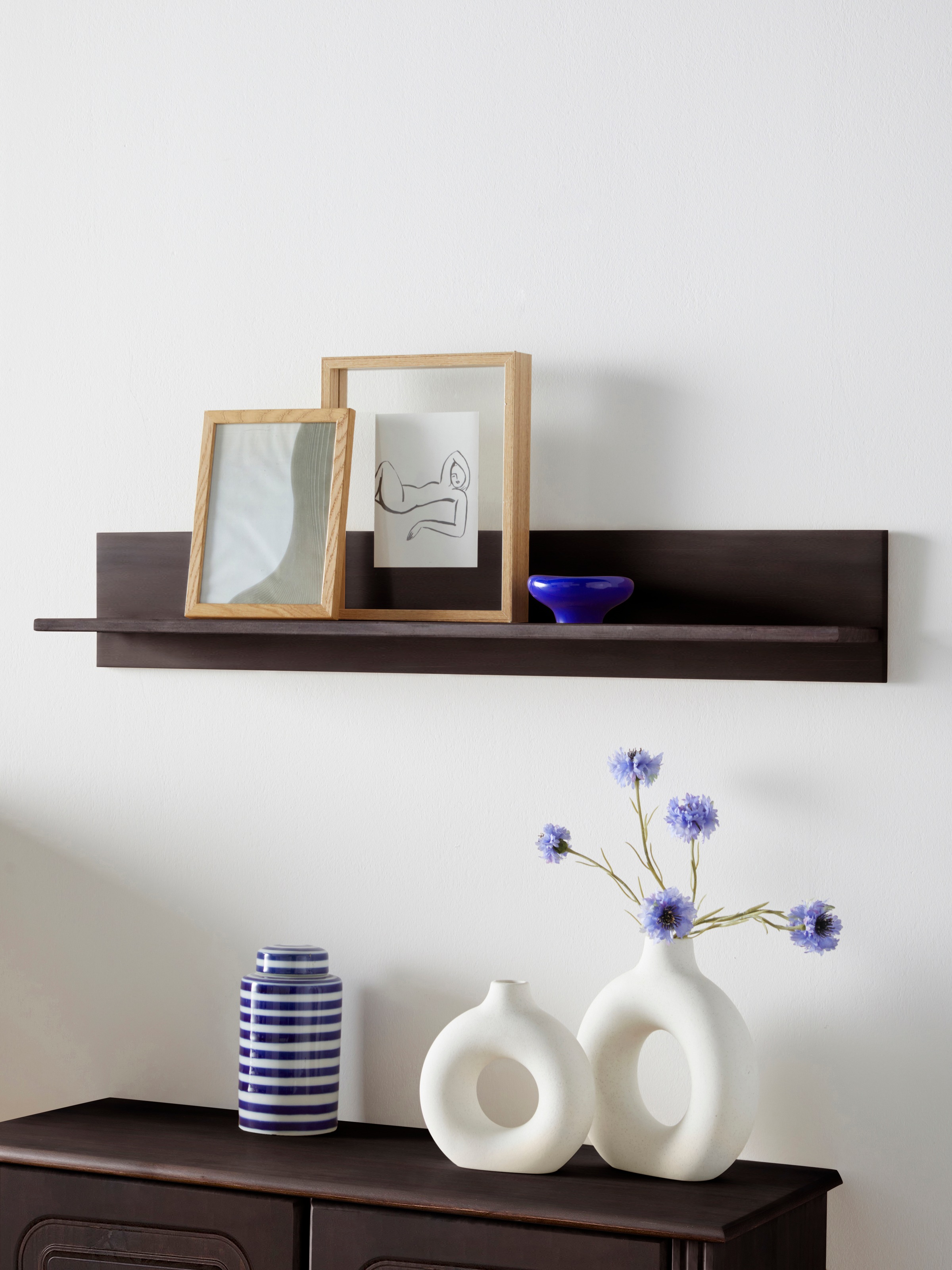 Home affaire Wandregal »Mette«, mit Ablage, Breite 90 cm günstig online kaufen