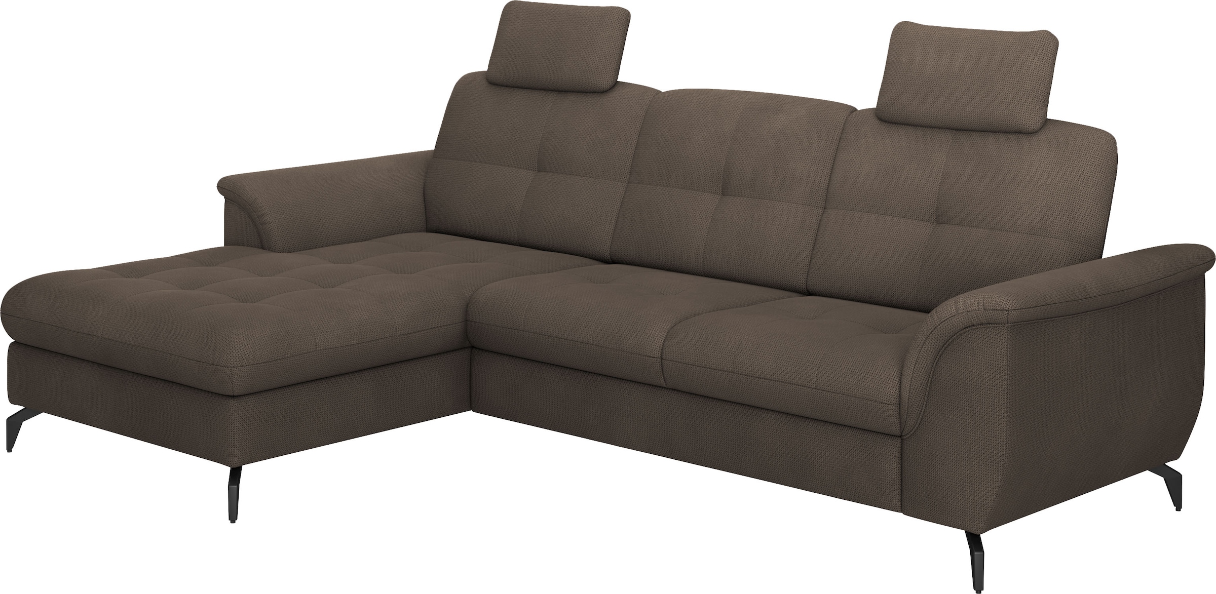 sit&more Ecksofa »Zora L-Form«, wahlweise mit Bettfunktion und Bettkasten
