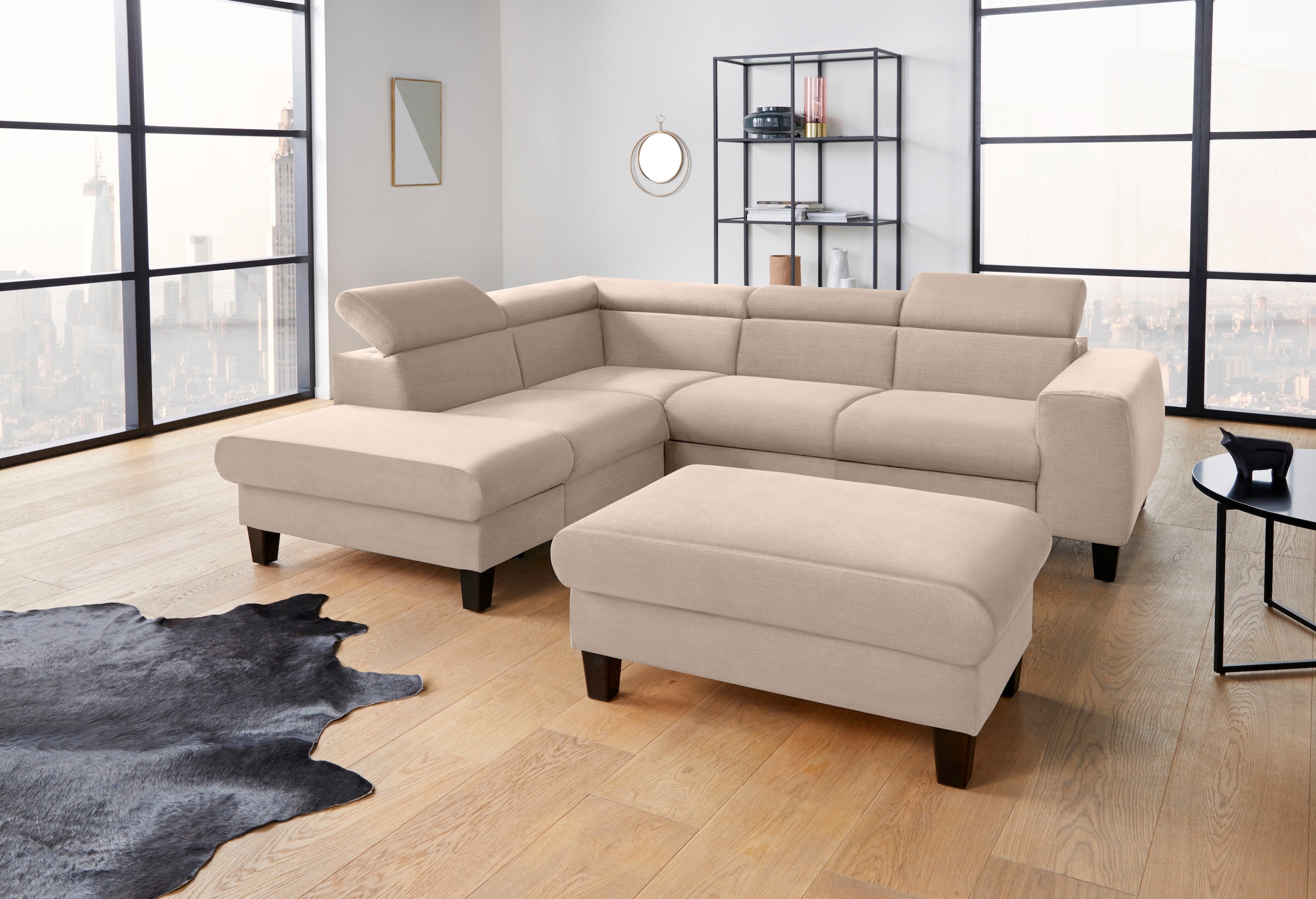 COTTA Polstergarnitur »Morven L-Form«, (Set), Set bestehend aus: Ecksofa mi günstig online kaufen