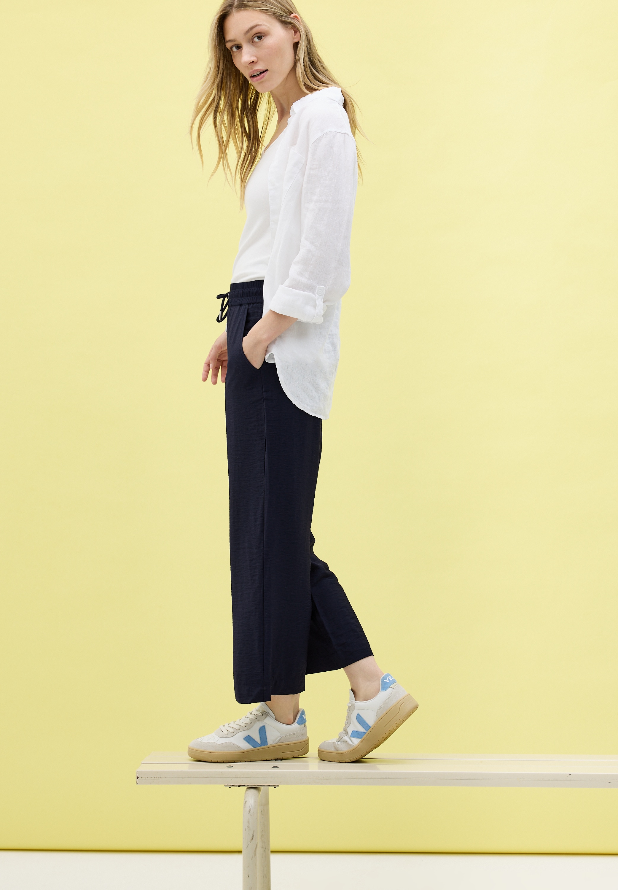 Cecil Stoffhose »Style Neele«, mit elastischem Bund