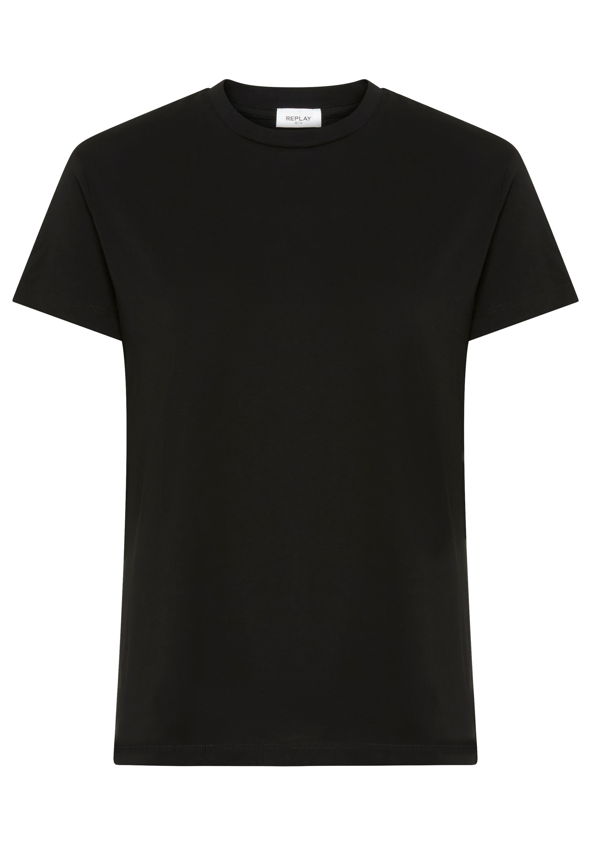Replay T-Shirt mit Rundhals, reine Baumwolle