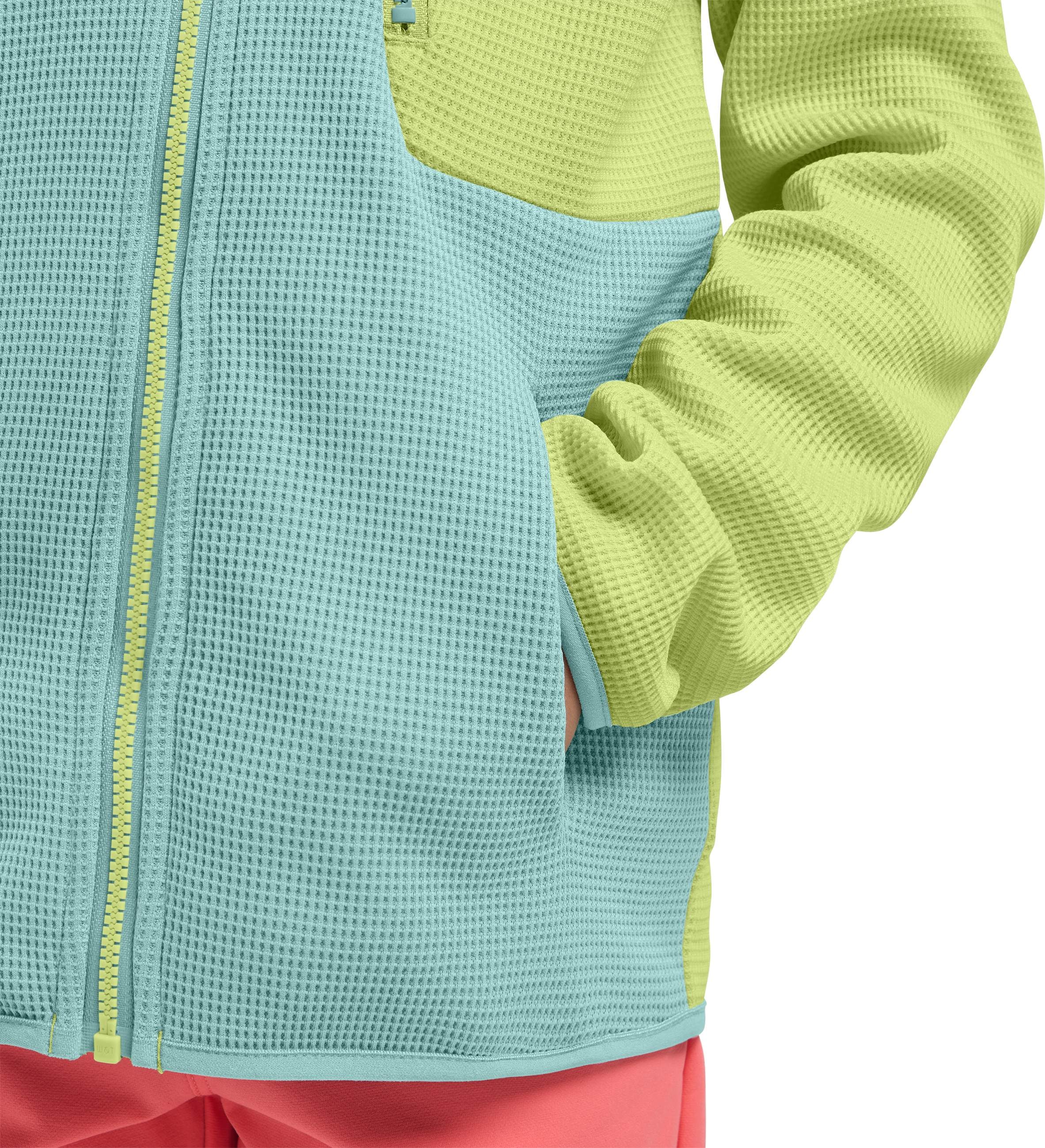 Jack Wolfskin Softshelljacke »ACTAMIC GRID MIDLAYER K«, mit Kapuze
