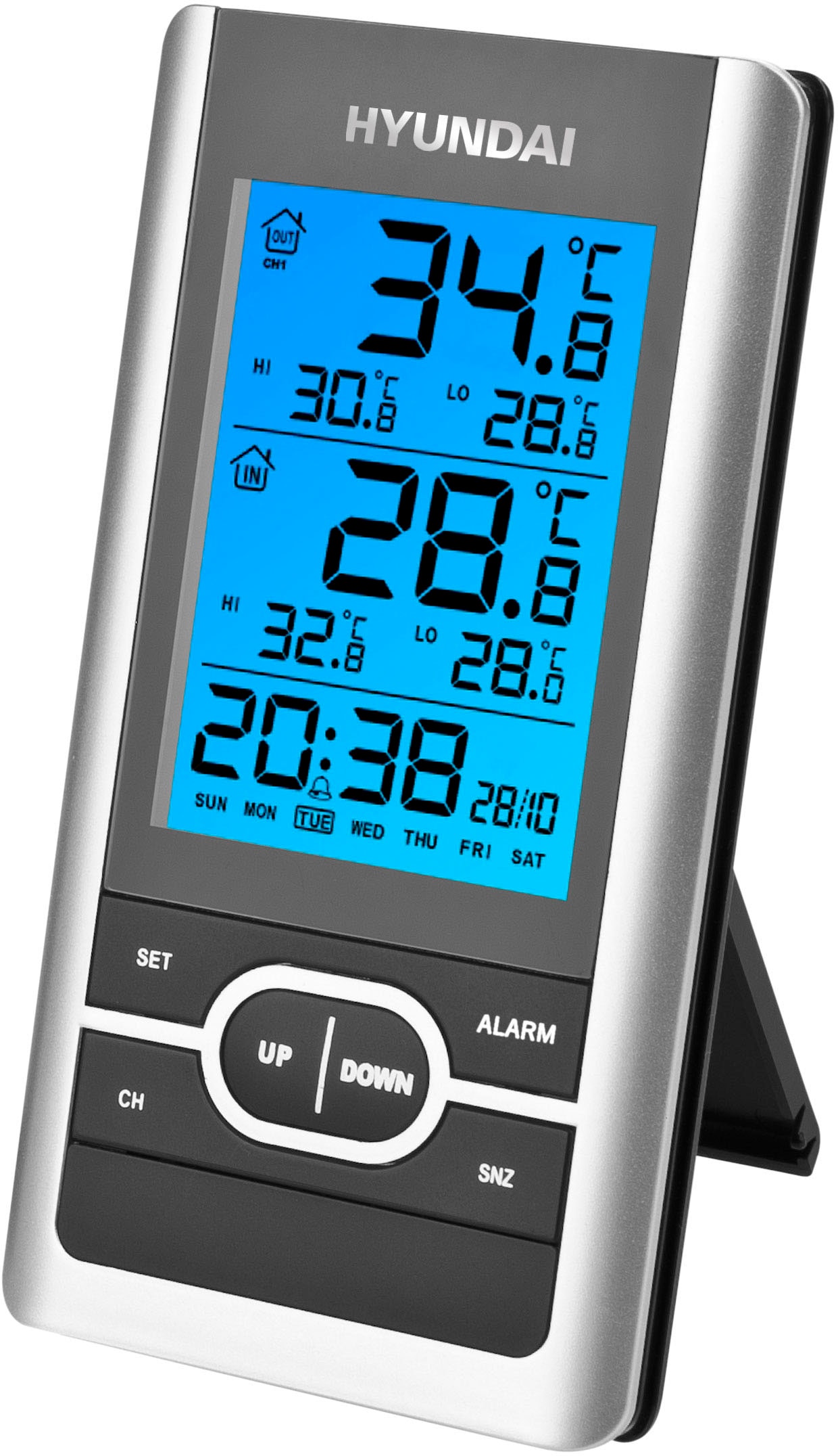 Hyundai Wetterstation »Hyundai WS1070S«, (mit Außensensor)