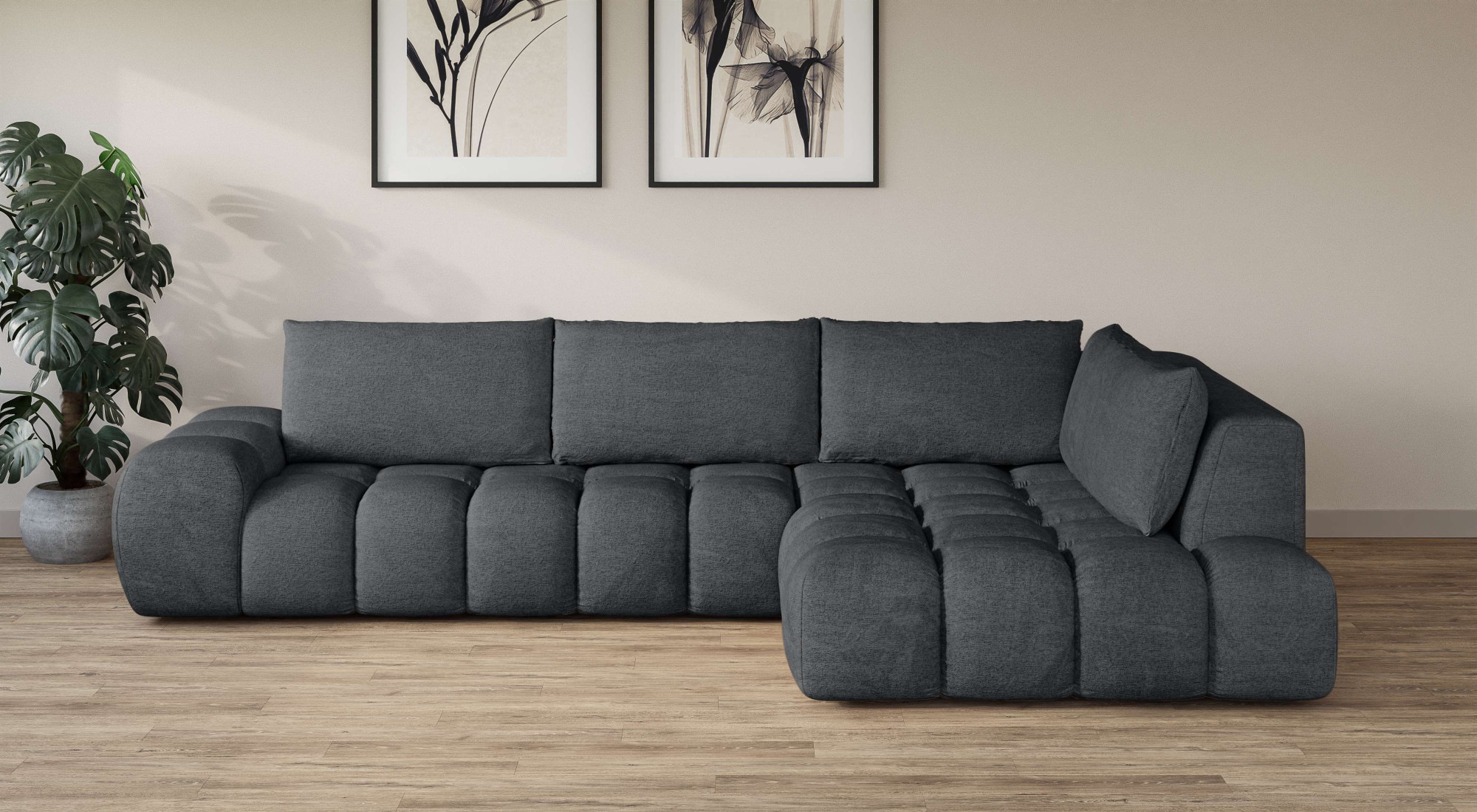 INOSIGN Ecksofa »AZITA klein, L-Form, elegant und bequem Designsofa«, lose günstig online kaufen