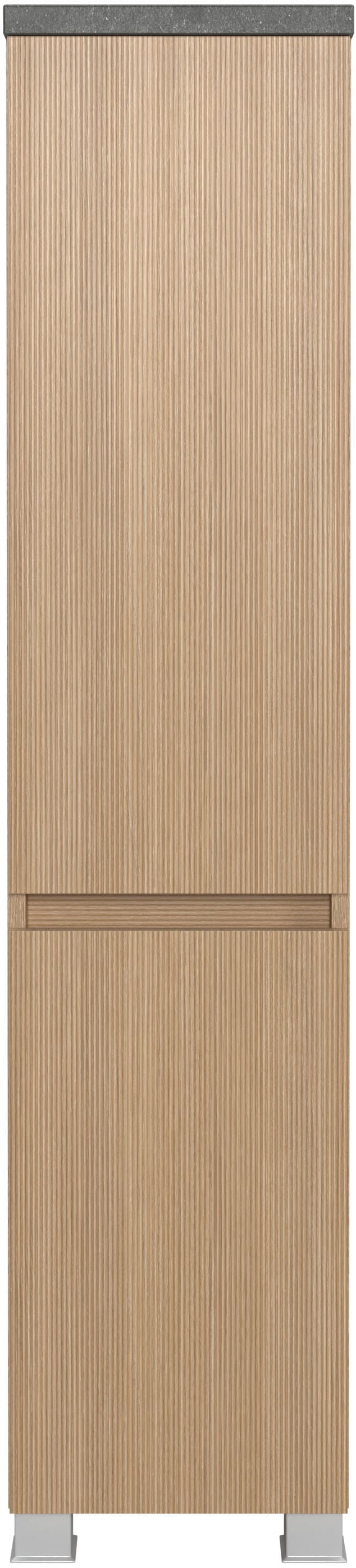 welltime Badmöbel-Set »Set 90 cm breit, Badmöbel mit LED-Beleuchtung«, Held Möbel, 3tlg. Unterbecken-Set, Eixo
