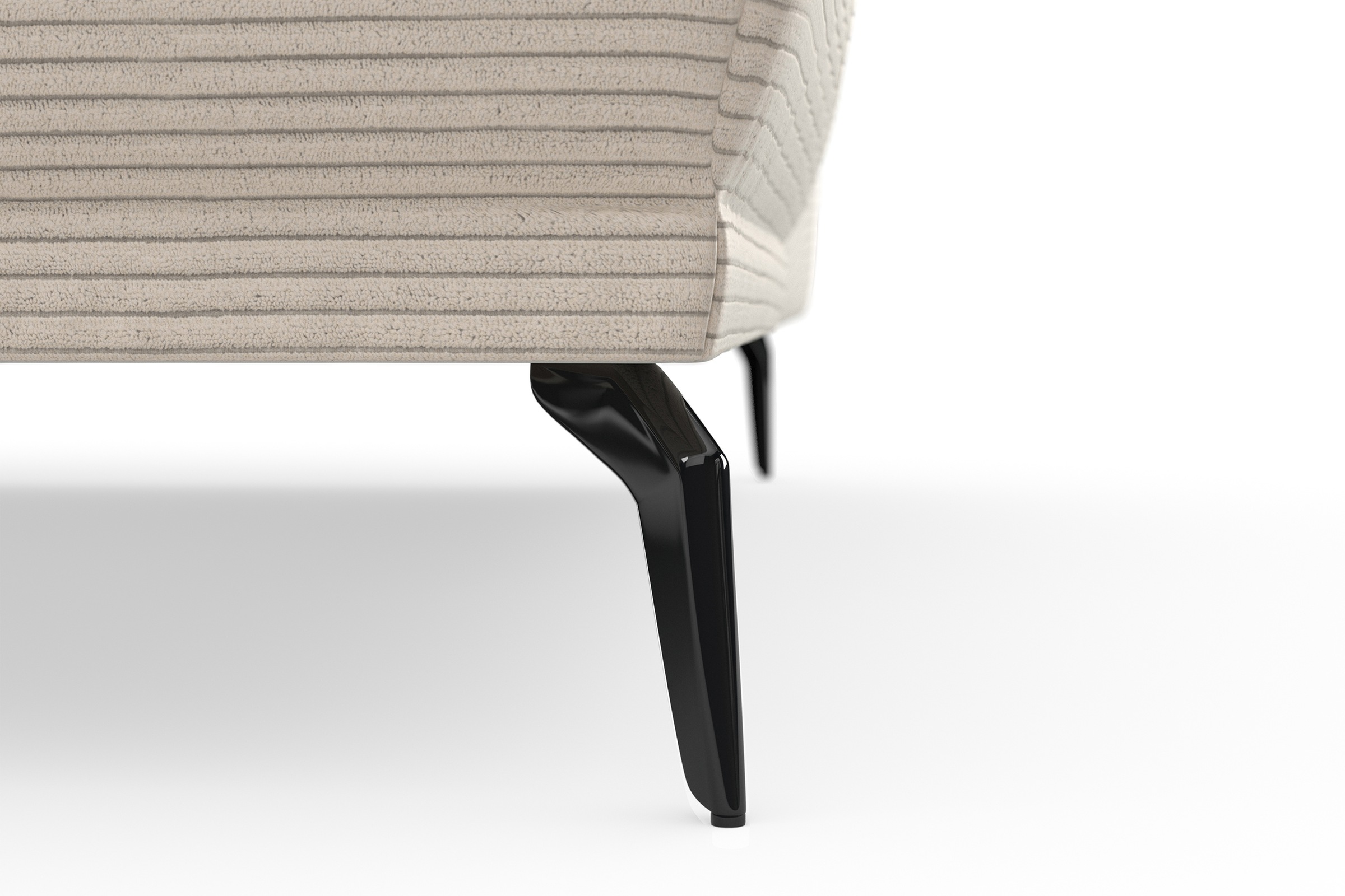 INOSIGN Ecksofa »Coco L-Form«, Sitztiefen-, Arm- und Kopfteilverstellung, Cord-Bezug, Fußhöhe 15 cm