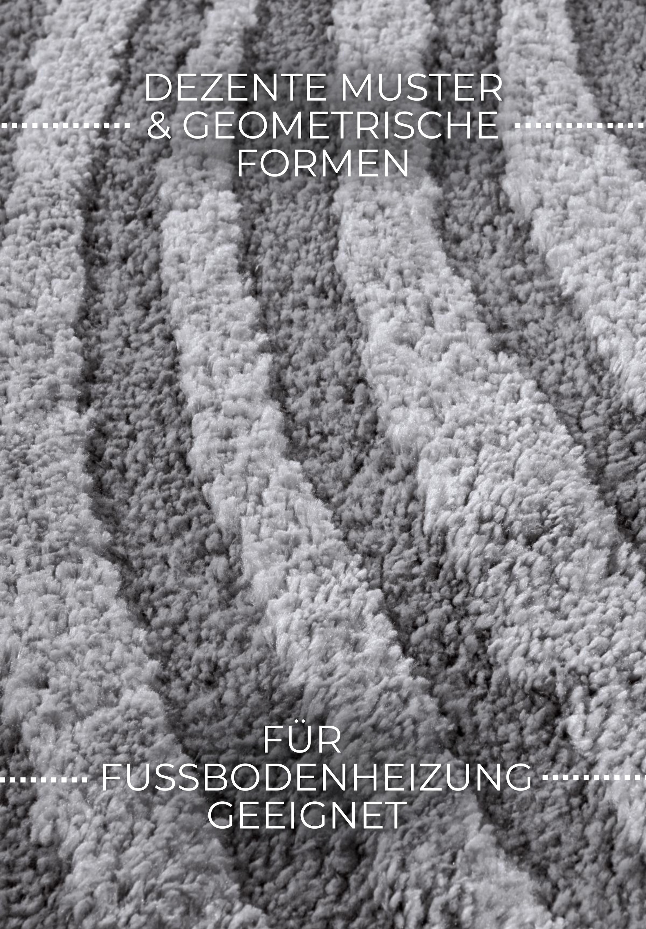 ELLE DECORATION Designteppich »Pigment«, rechteckig, 18 mm Höhe, Hochflor, Shaggy, Läufer, weich, Langflor, modern, Hoch Tief Effekt