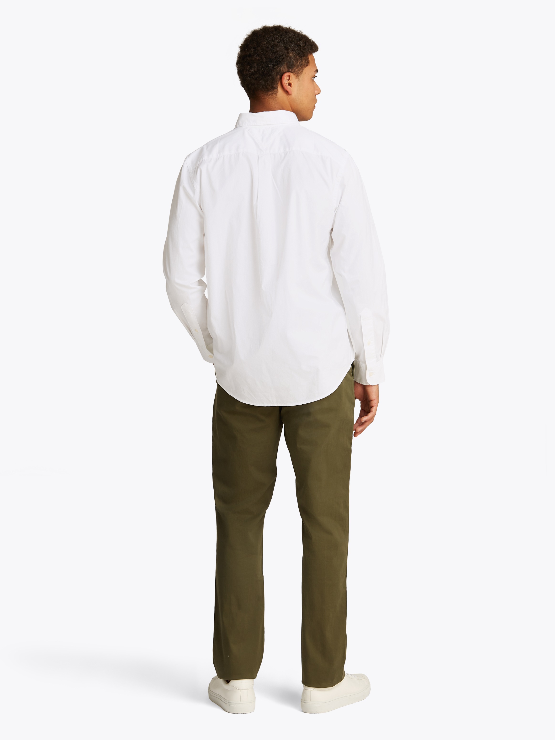 Tommy Hilfiger Langarmhemd »CORE FLEX POPLIN SOLID RF SHIRT«