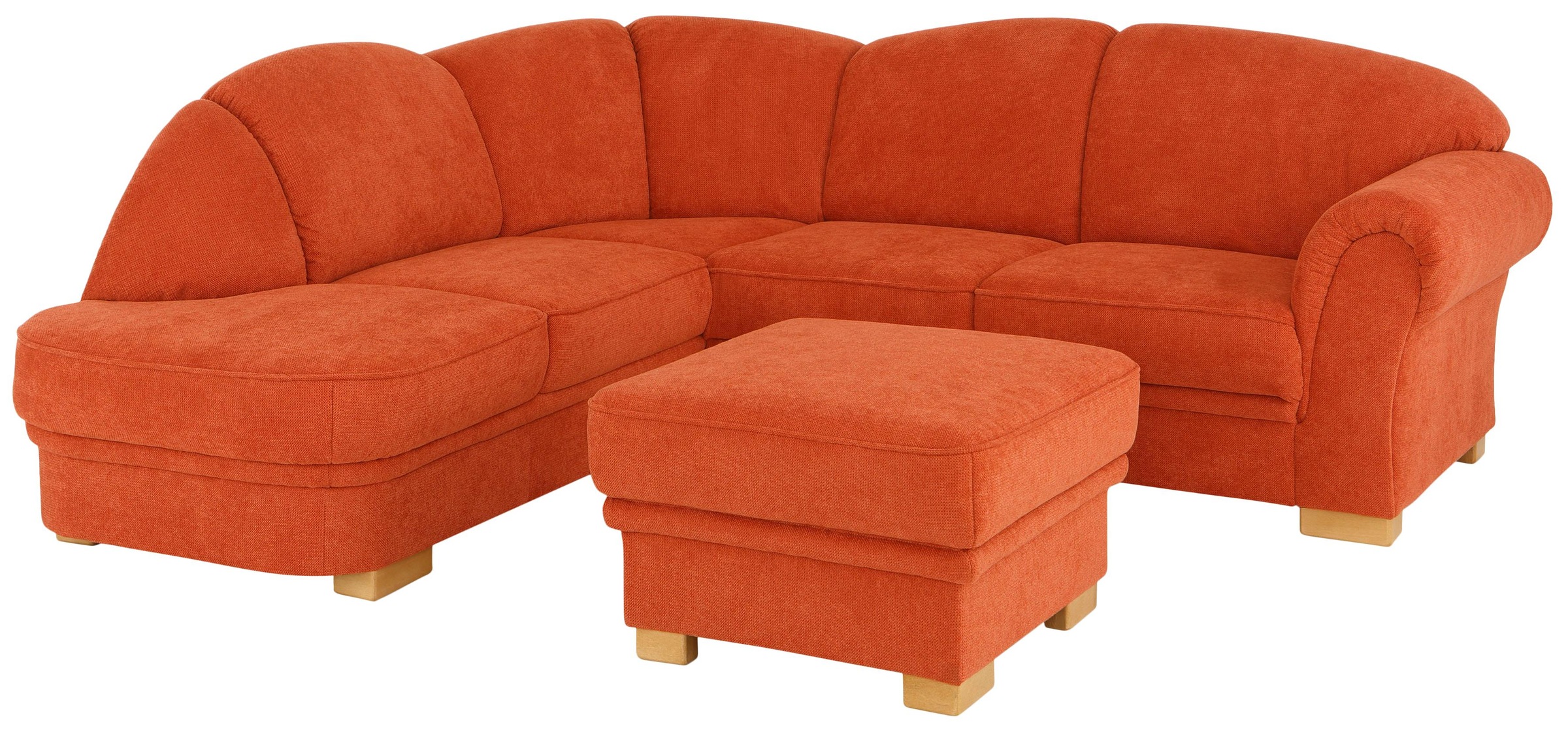 Home affaire Ecksofa »Amrum L-Form«, wahlweise mit Bettfunktion und Ottomane links/rechts