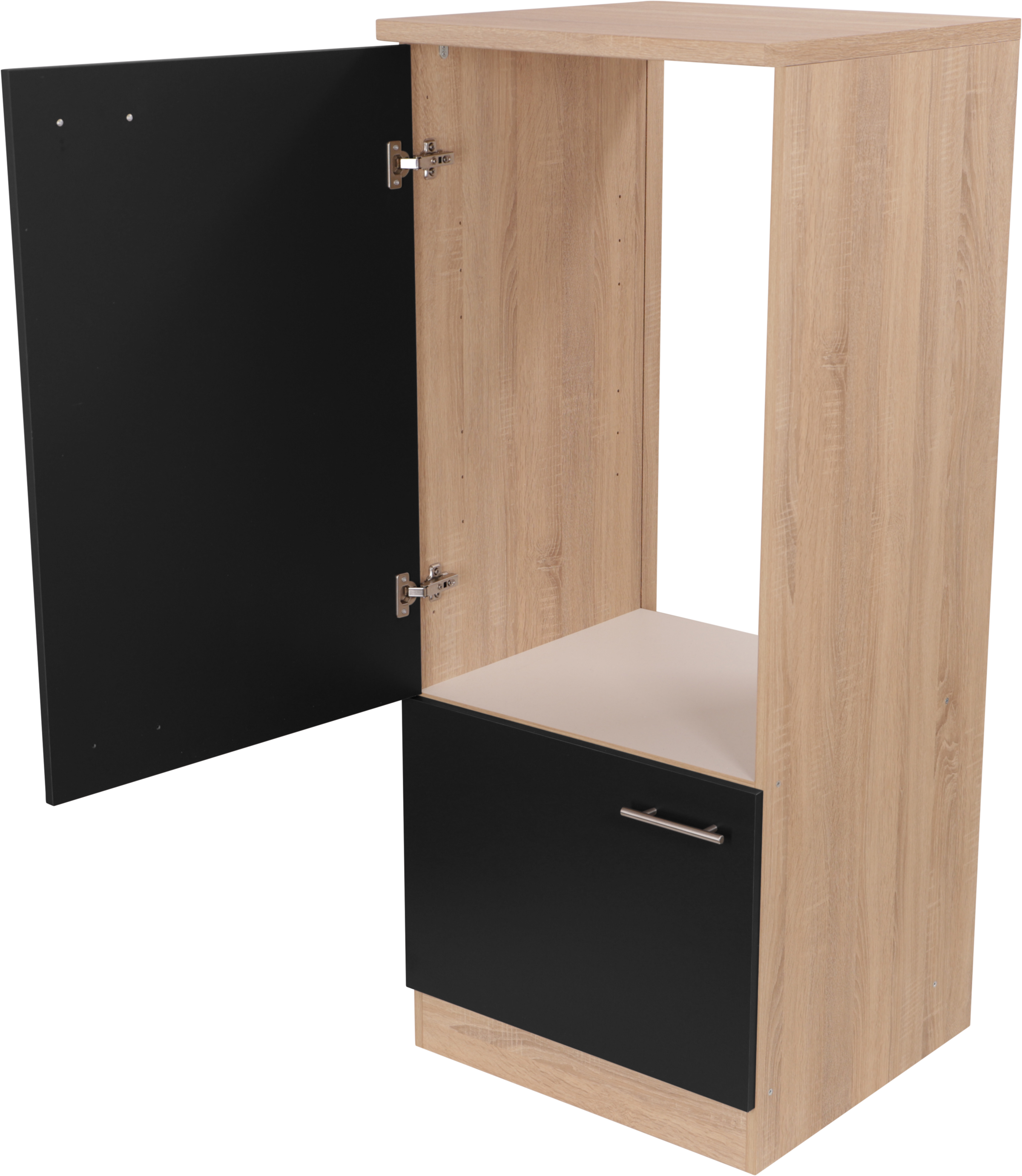 RESPEKTA Kühlumbauschrank »Merle« Breite 60 cm, Türen wechselseitig anschlagbar, Höhe 144,8 cm