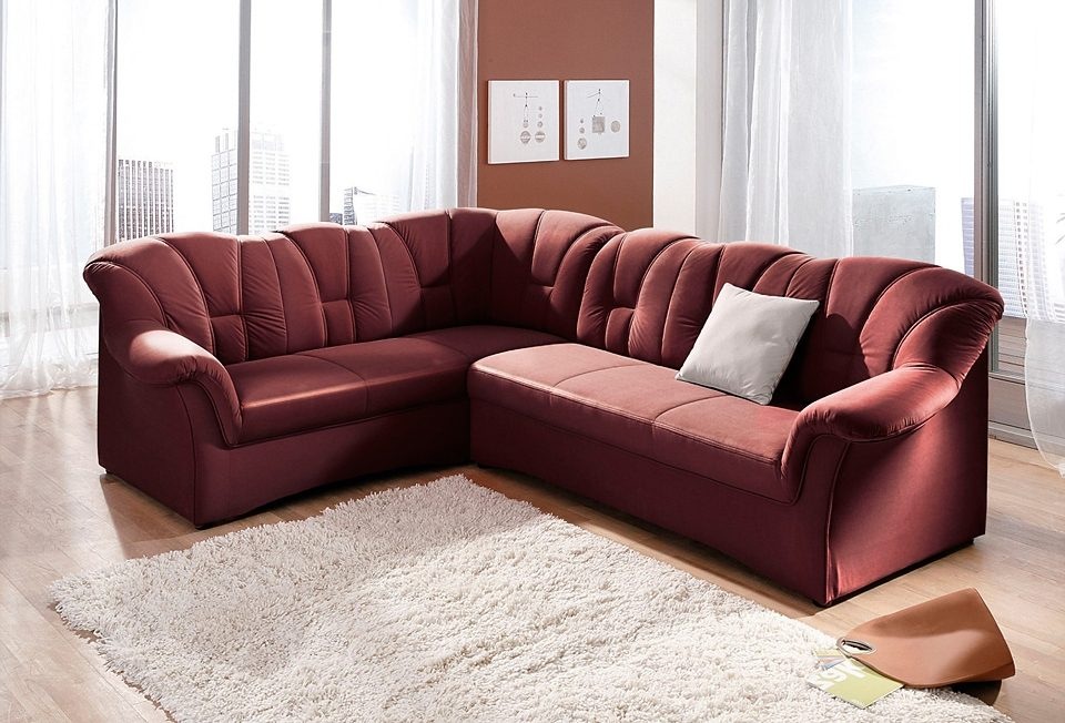 DOMO collection Ecksofa "Papenburg B/T/H: 242/190/84 cm L-Form", wahlweise günstig online kaufen