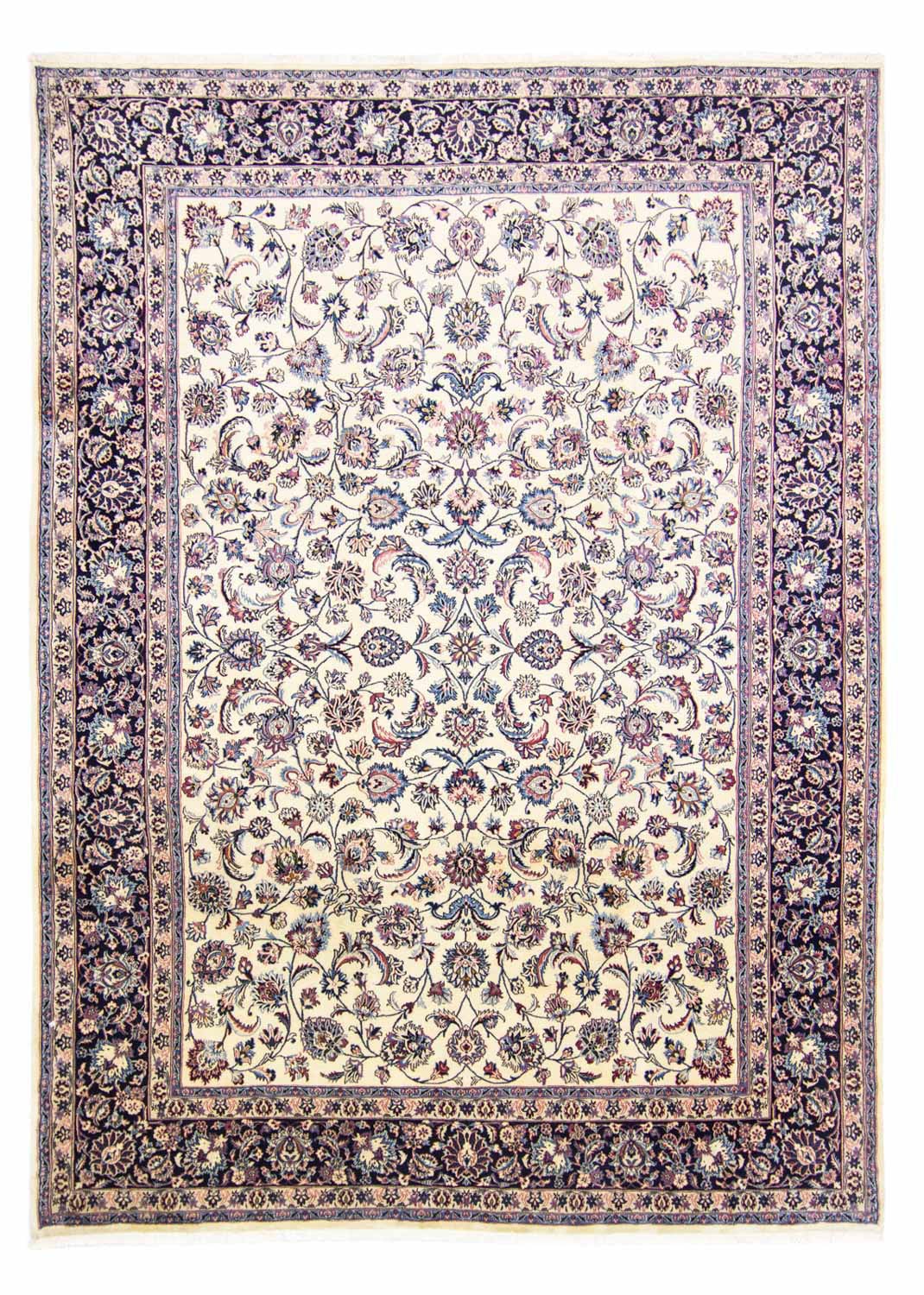 morgenland Wollteppich »Maschad Durchgemustert Beige chiaro 339 x 250 cm«, günstig online kaufen