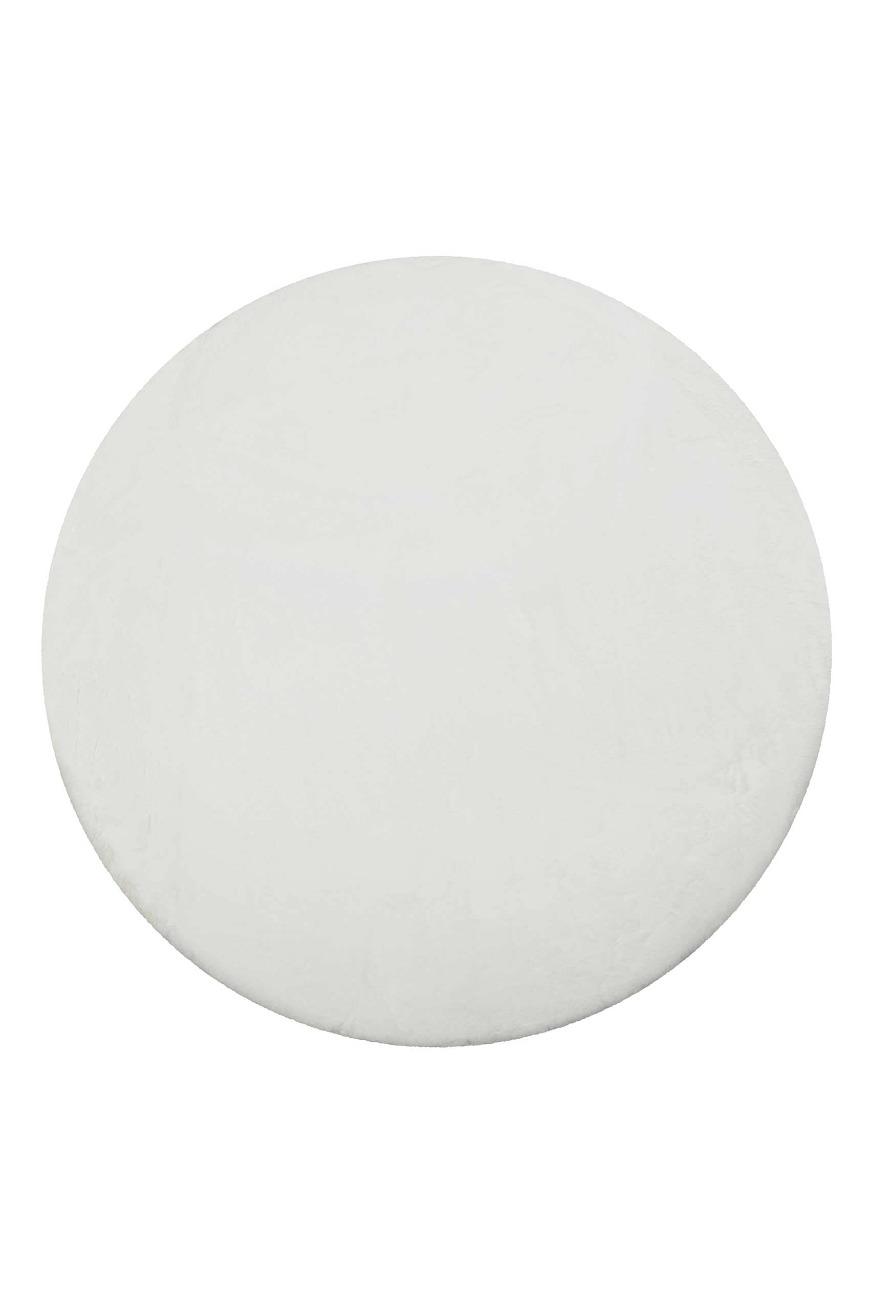 Wecon home Basics Teppich »Anna« rund 25 mm Höhe Hochflorteppich, getuftet, modern, einfarbig, flauschig, Wohnzimmer
