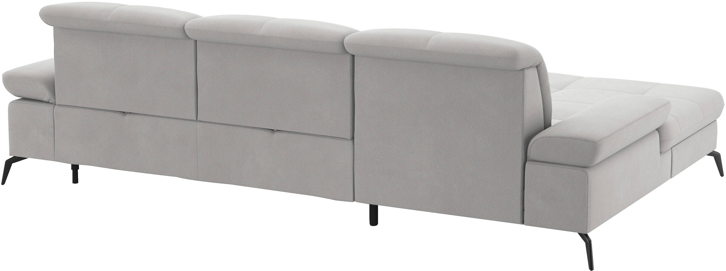 sit&more Ecksofa »Amica, L-Form, inkl. Sitztiefenverstellung & Armteilverstellung«, wahlweise mit Bettfunktion, Bettkasten und Kopfteilverstellung