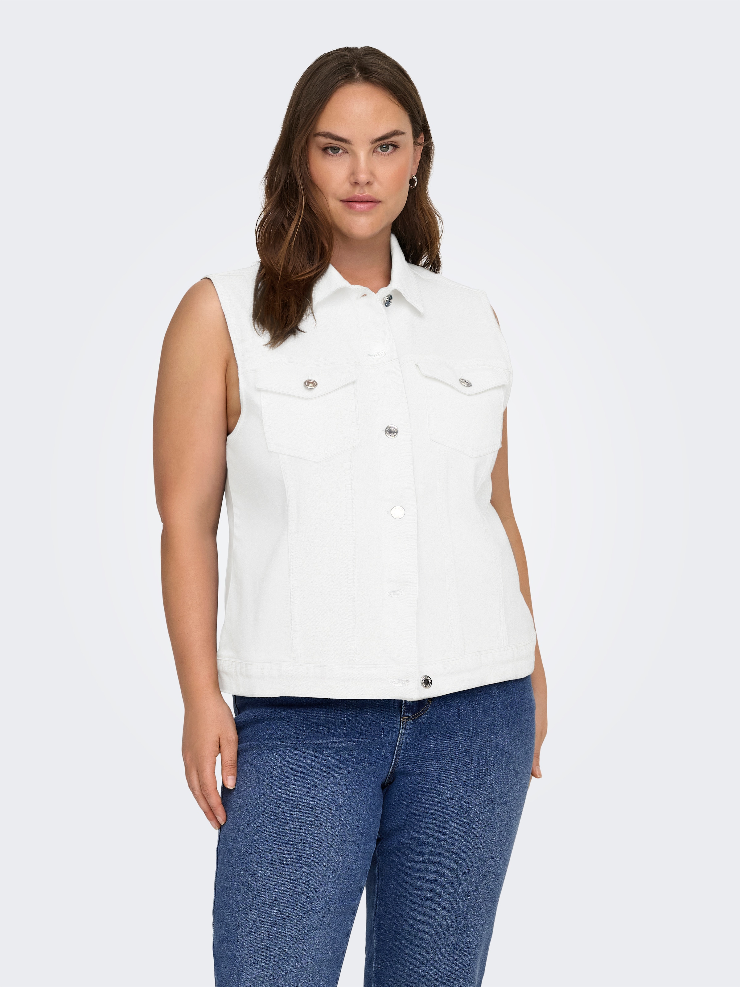 ONLY CARMAKOMA Jeansweste »CARWESPA WEST DNM  PIM619 NOOS«
