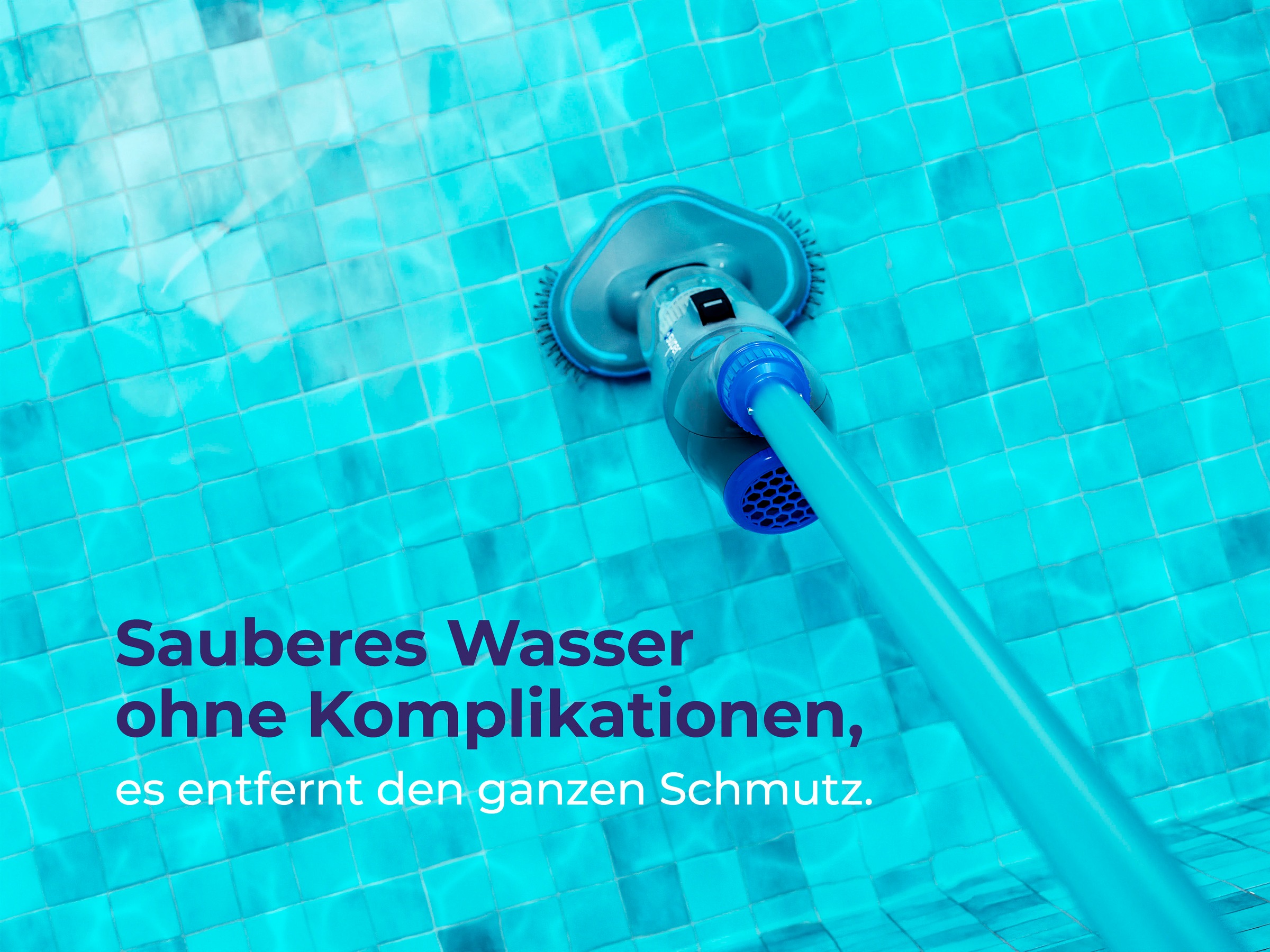 Gre Poolbodensauger, batteriebetrieben
