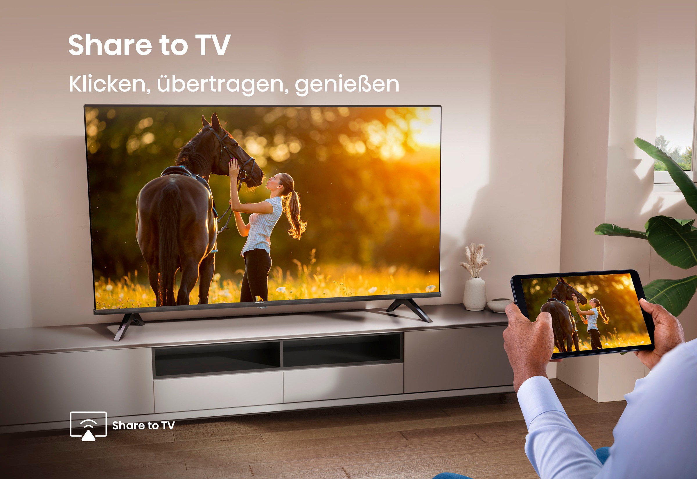 Hisense LED-Fernseher »40E4QT«, Full HD, Smart-TV, 2K FHD