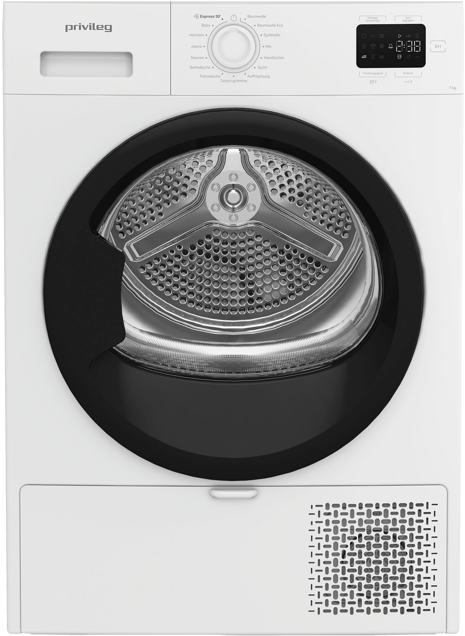 PRIVILEG Wärmepumpentrockner »PD 7D WMB« 7 weiß Kindersicherung