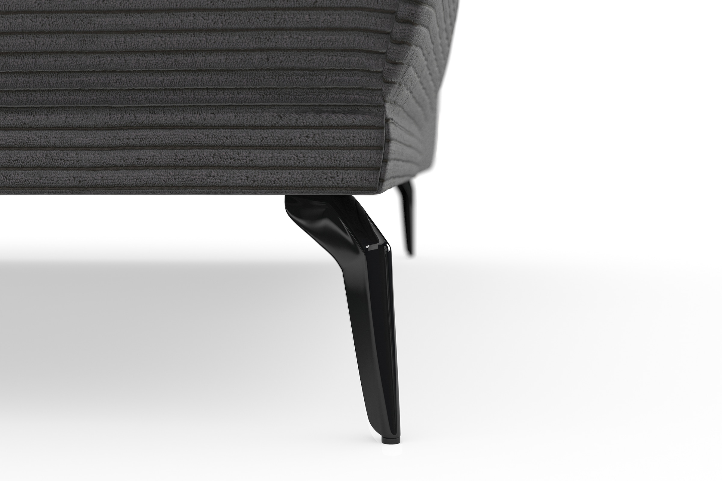 INOSIGN Ecksofa »Coco L-Form« Sitztiefen-, Arm- und Kopfteilverstellung, Cord-Bezug, Fußhöhe 15 cm