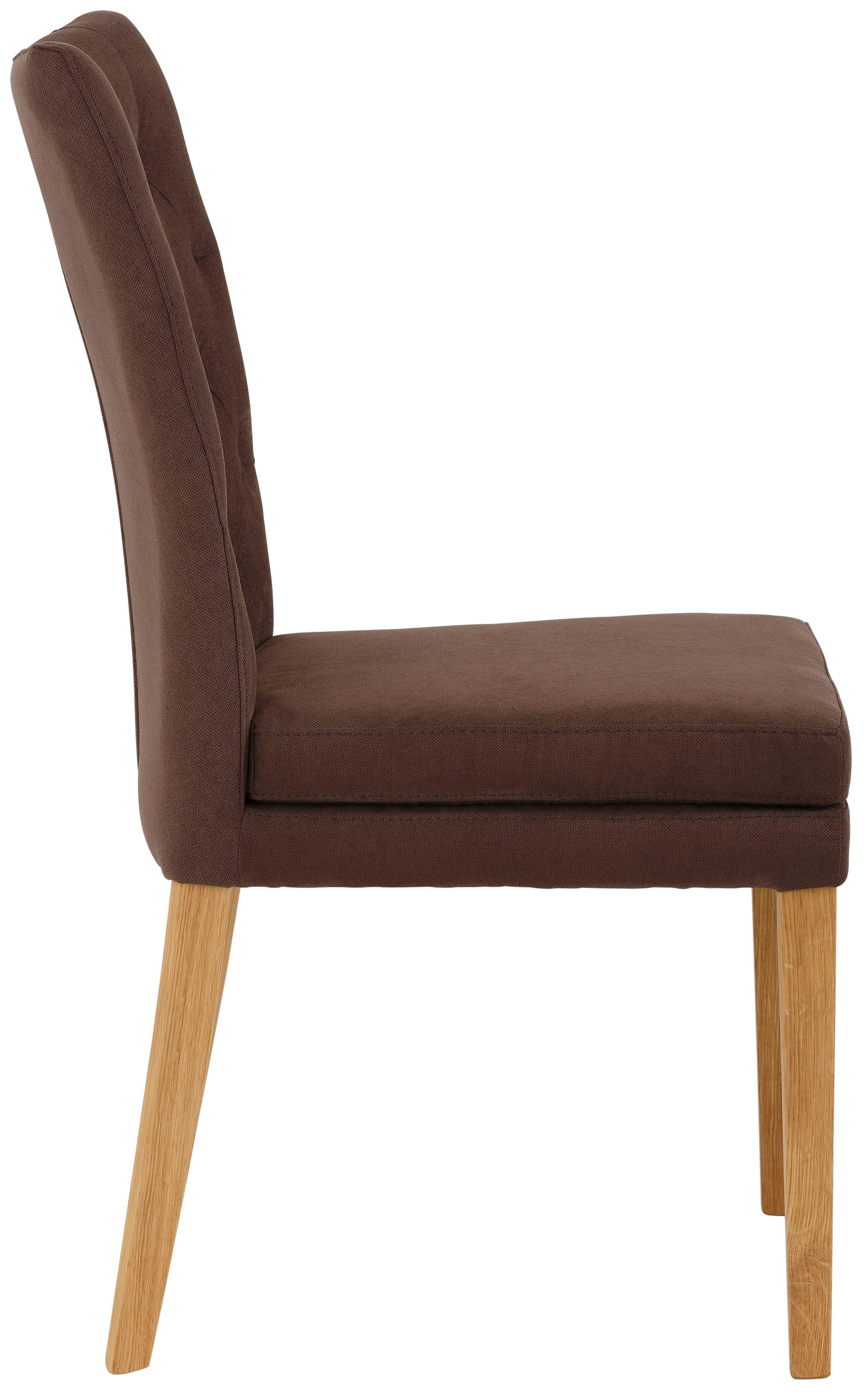 Home affaire Esszimmerstuhl »Colorado BESTSELLER Polsterstuhl«, (Set), 6 St., Luxus-Microfaser, Beine in eiche oder nussbaum. Im 2er, 4er oder 6er-Set