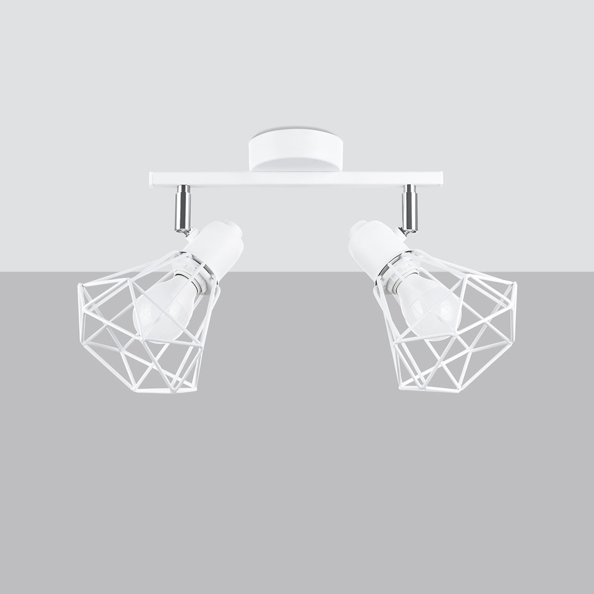 SOLLUX lighting Deckenleuchte »ARTEMIS«, 2 flammig, Leuchtmittel E14   ohne günstig online kaufen