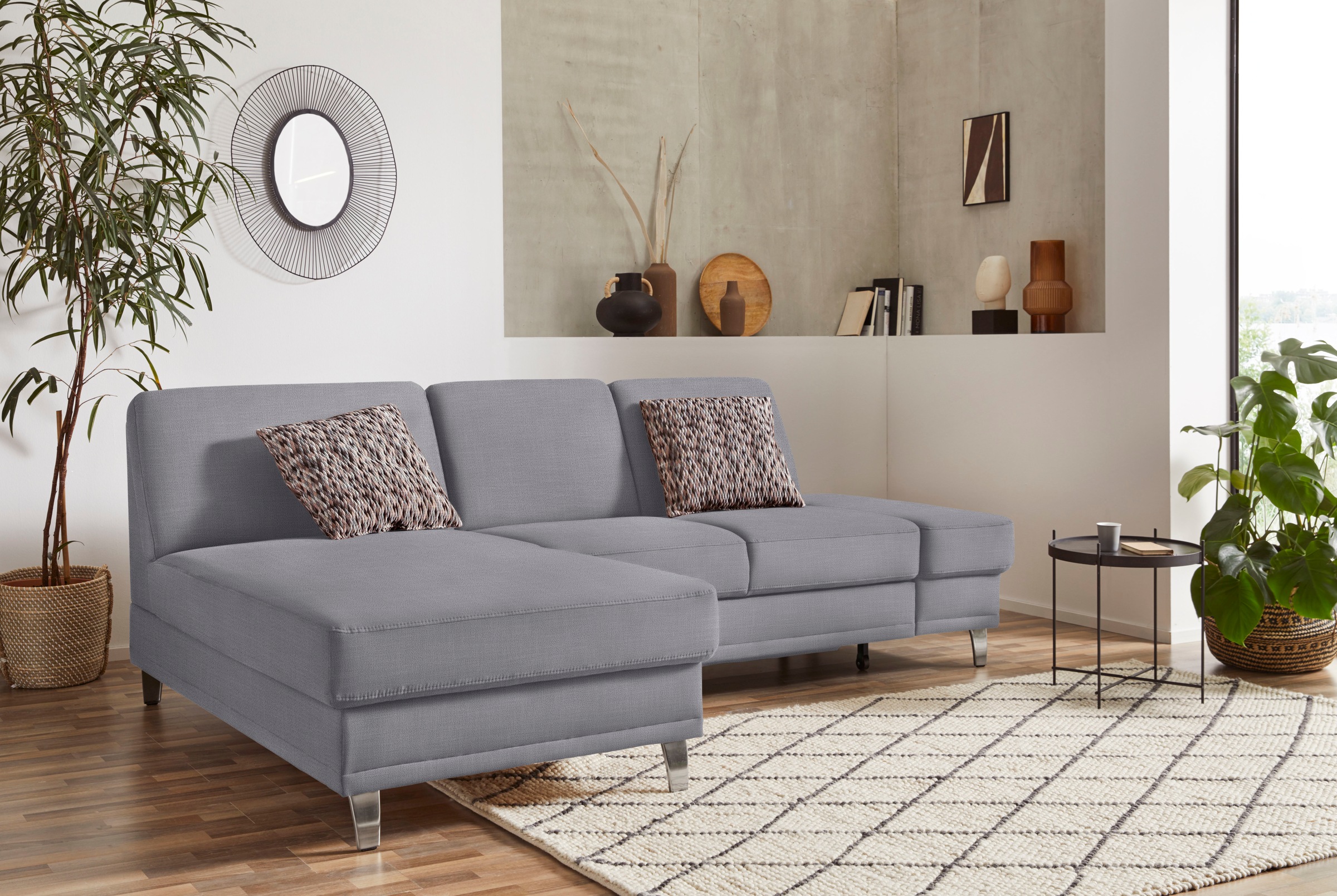 sit&more Ecksofa »Clio L-Form«, wahlweise mit Bettfunktion oder Vorziehsitz günstig online kaufen