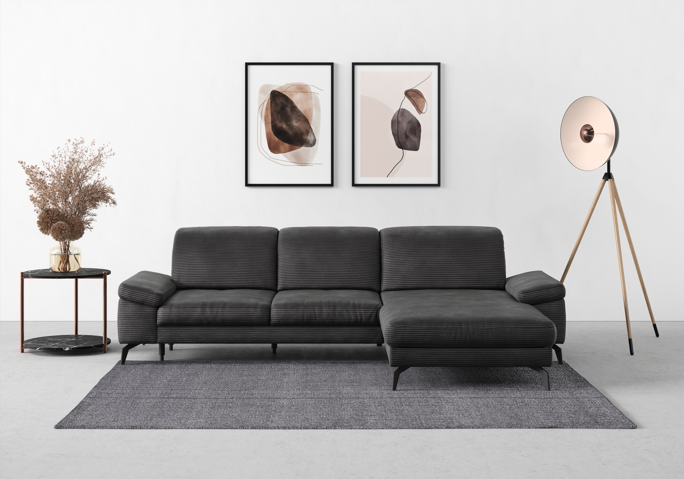 sit&more Ecksofa »Cabana L-Form«, Recamiere, wahlweise mit Sitztiefen-, Arm günstig online kaufen