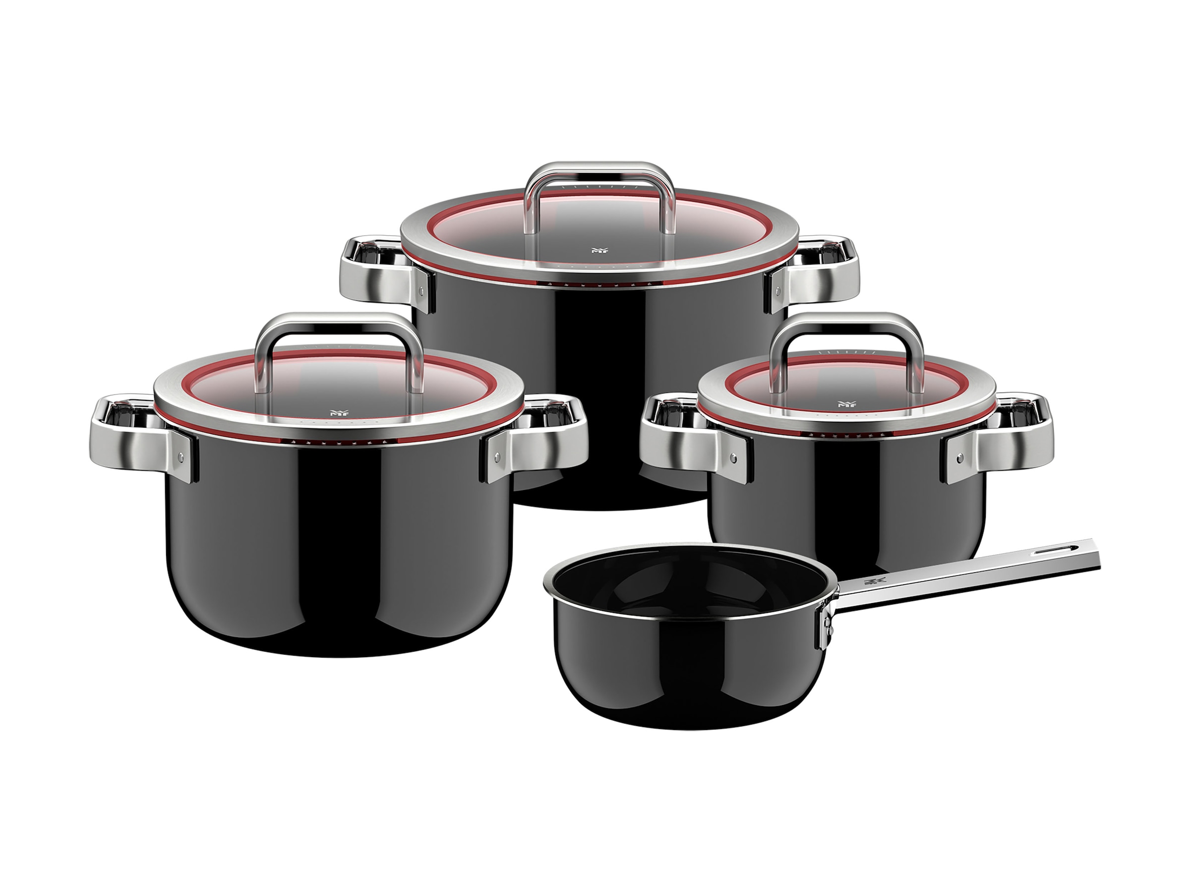 WMF Topf-Set »Fusiontec Function Pro« Set, 7 tlg. tlg. Edelstahl   Glas günstig online kaufen