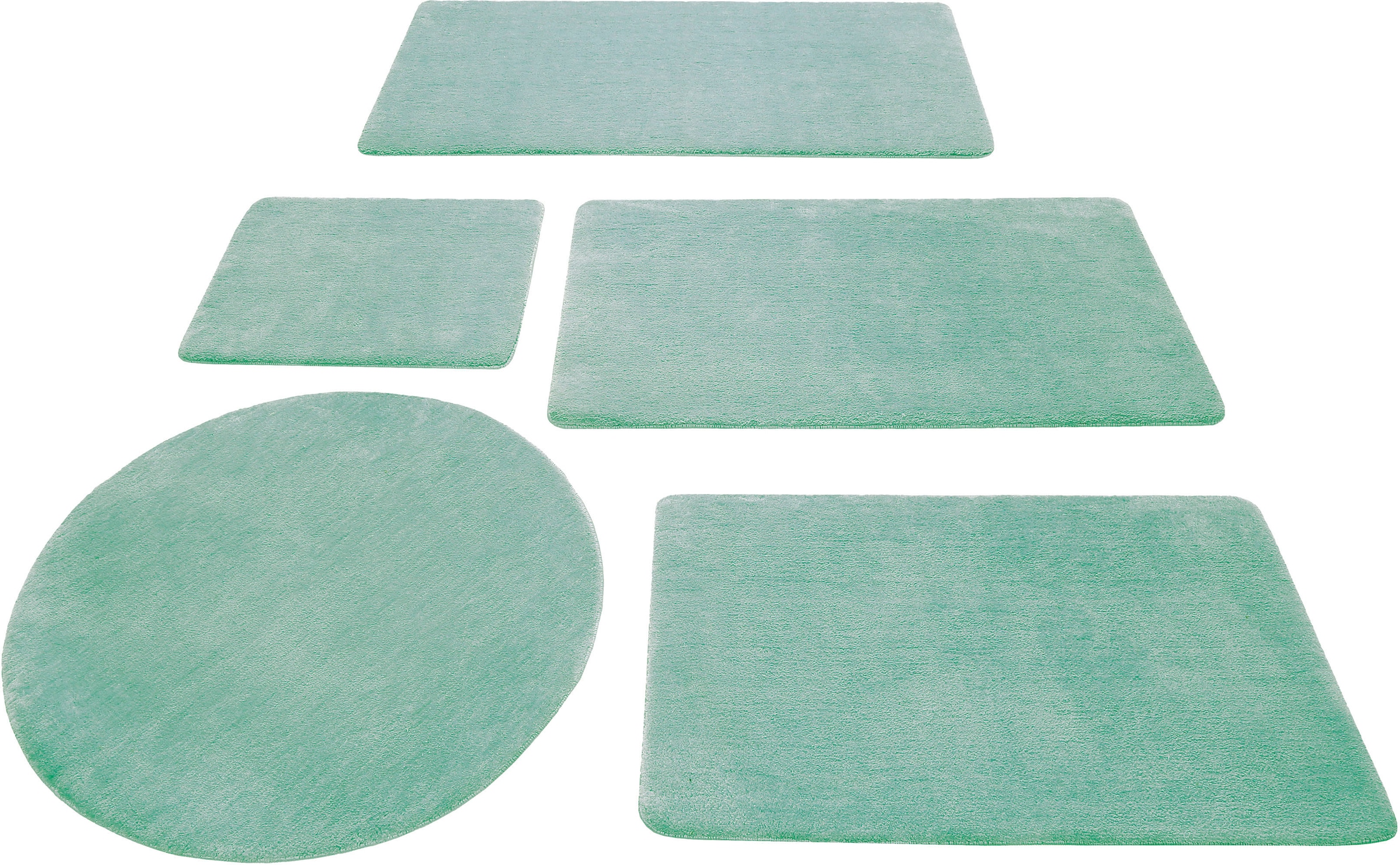 Wecon home Basics Badematte »Joris« Höhe 20 mm rutschhemmend beschichtet st günstig online kaufen