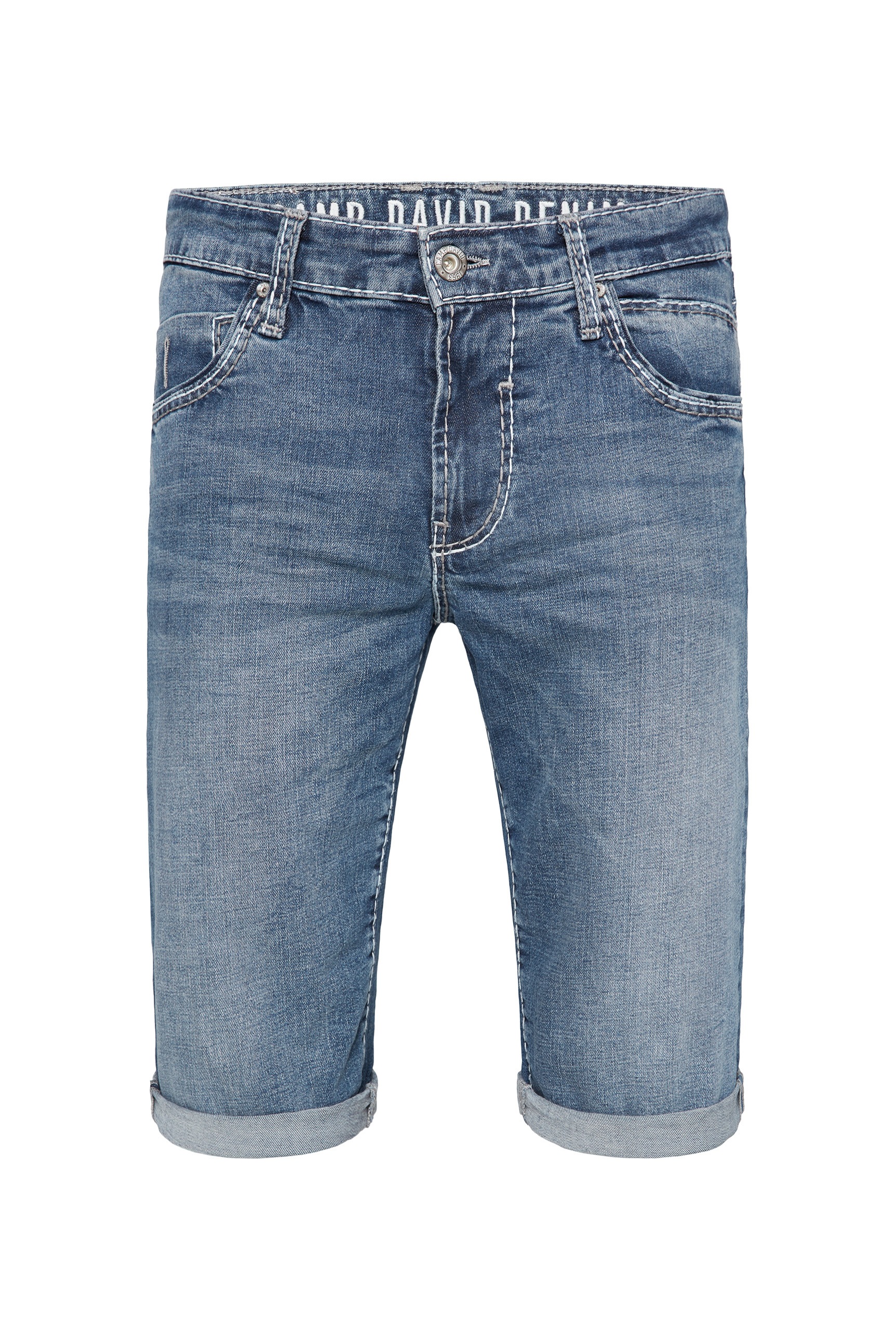 2. Bild von CAMP DAVID Jeansshorts, mit Wrinkle-Effekten