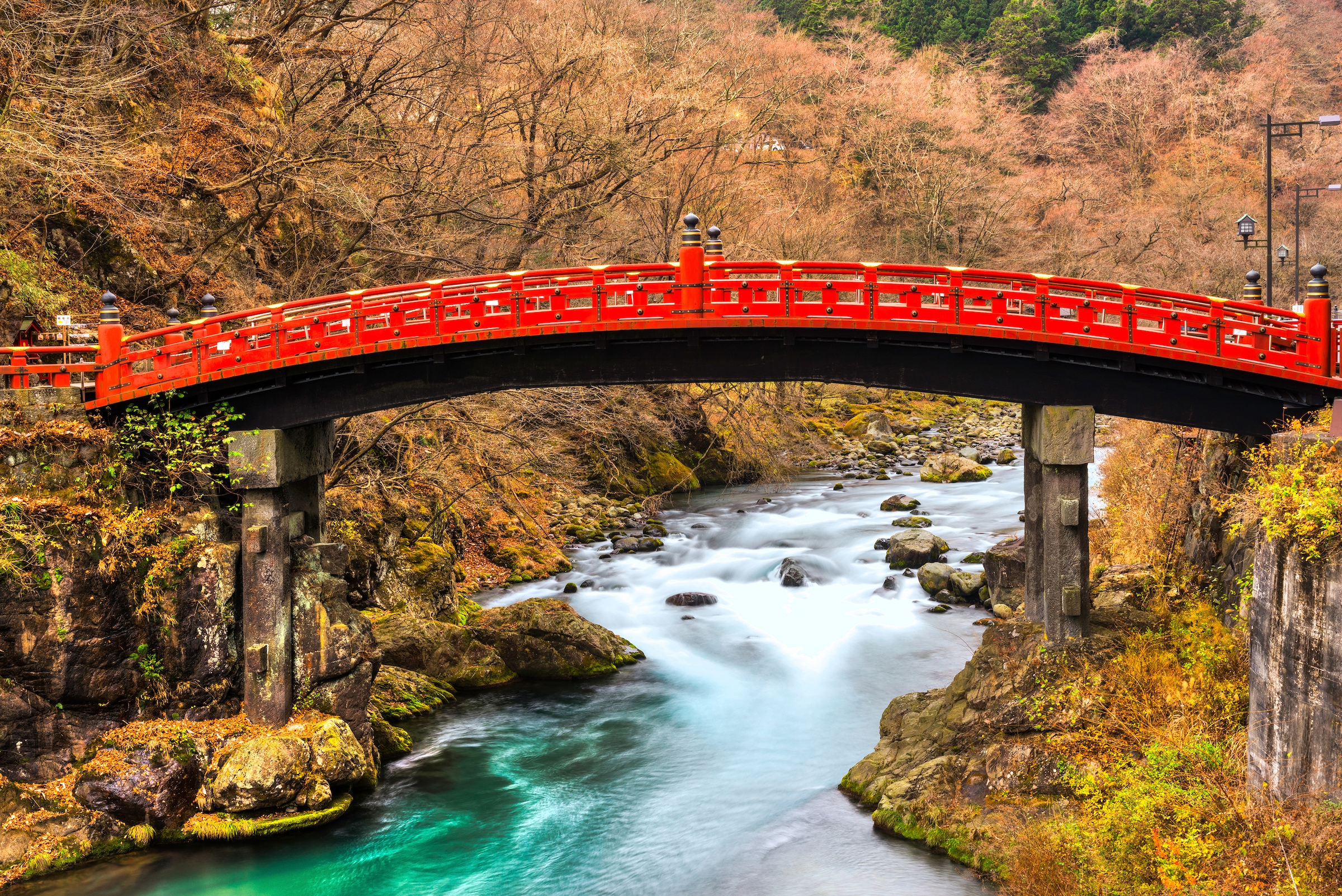 Papermoon Fototapete »Nikko Sacred Shinkyo Bridge« glatt günstig online kaufen