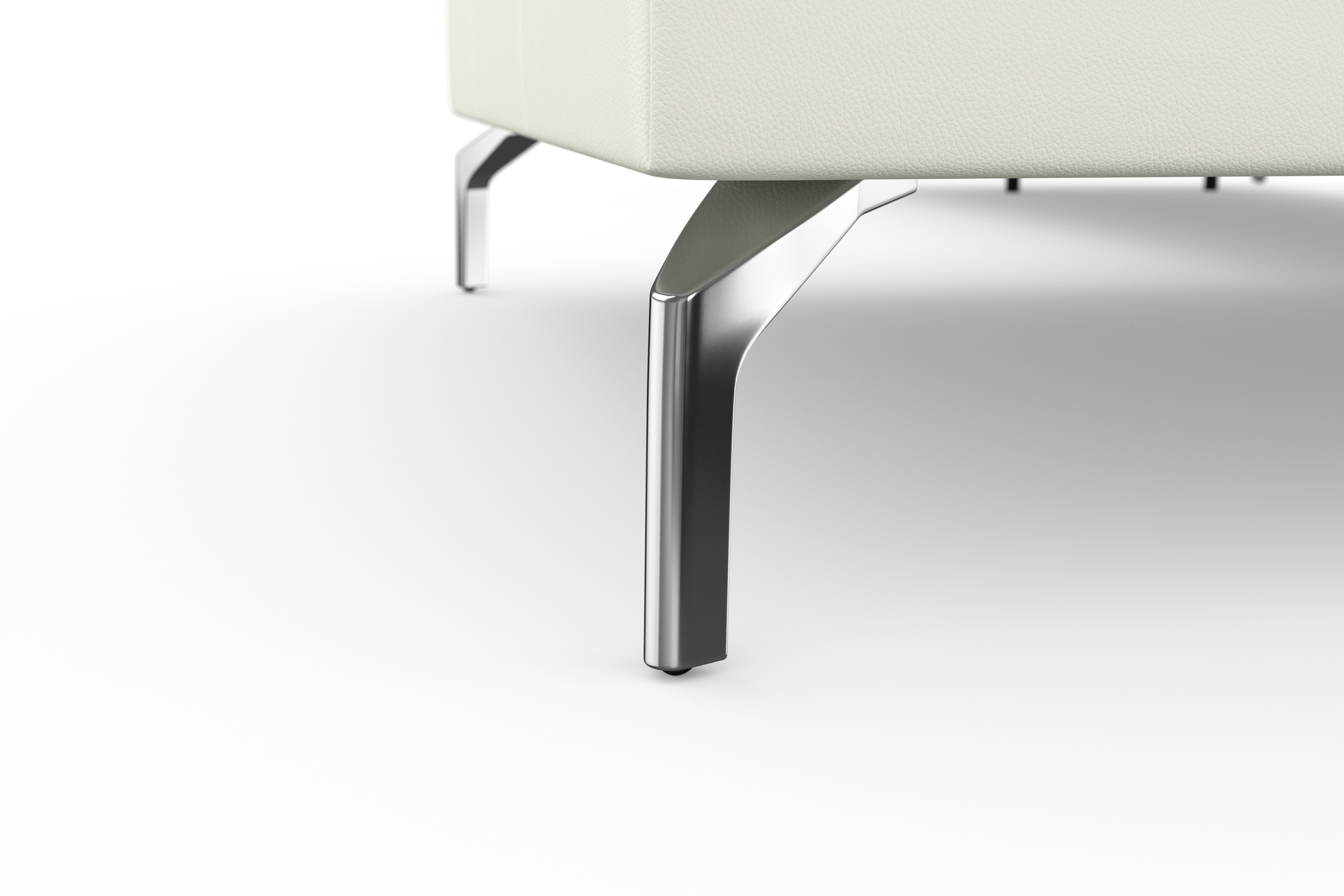 sit&more Wohnlandschaft »Bendigo U-Form«, inklusive Sitztiefenverstellung, Bodenfreiheit 15 cm, in 2 Fußfarben