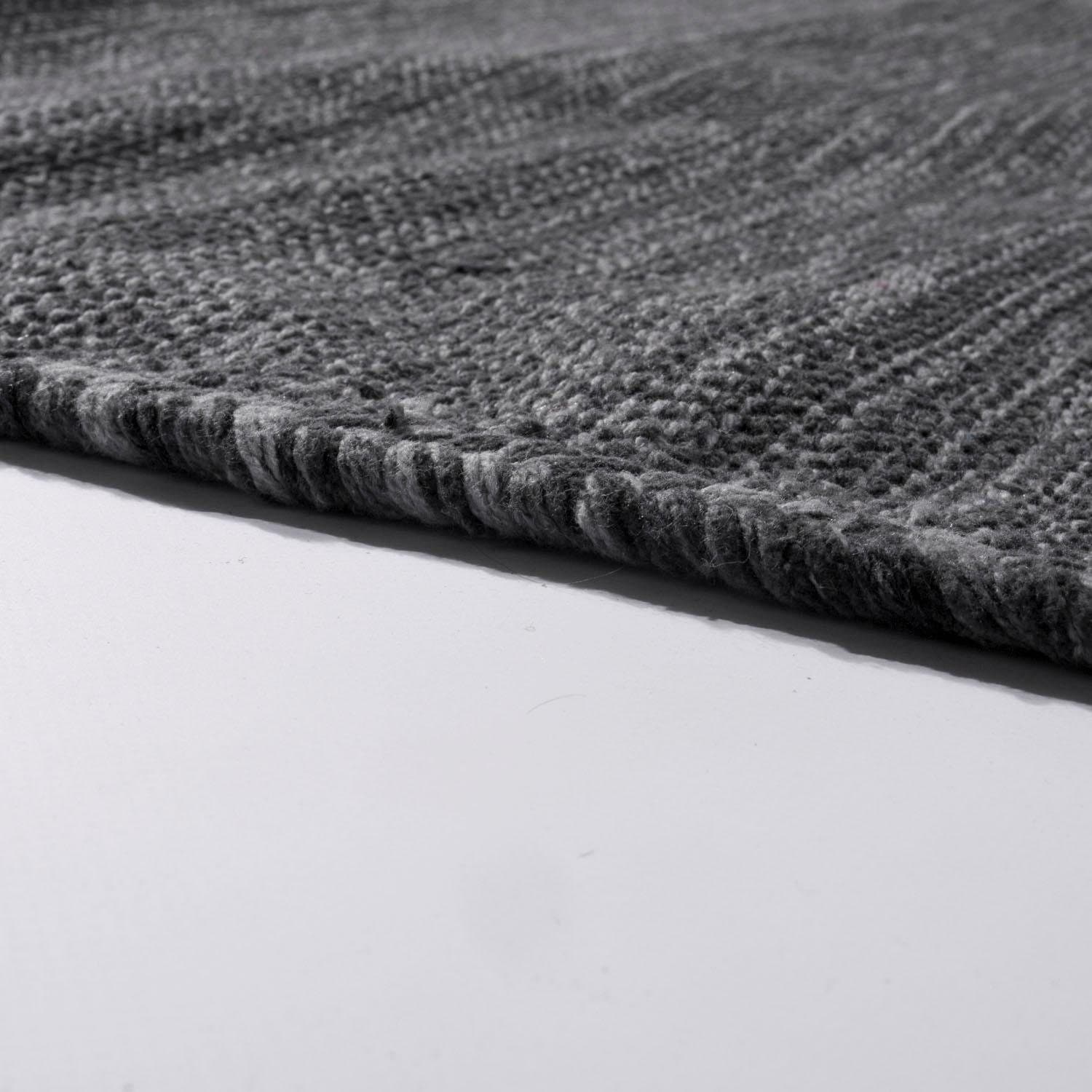 Paco Home Teppich »Kilim 210«, rechteckig, 12 mm Höhe, Handgwebt, Flachgewebe, reine Baumwolle, handgewebt, Uni Farben