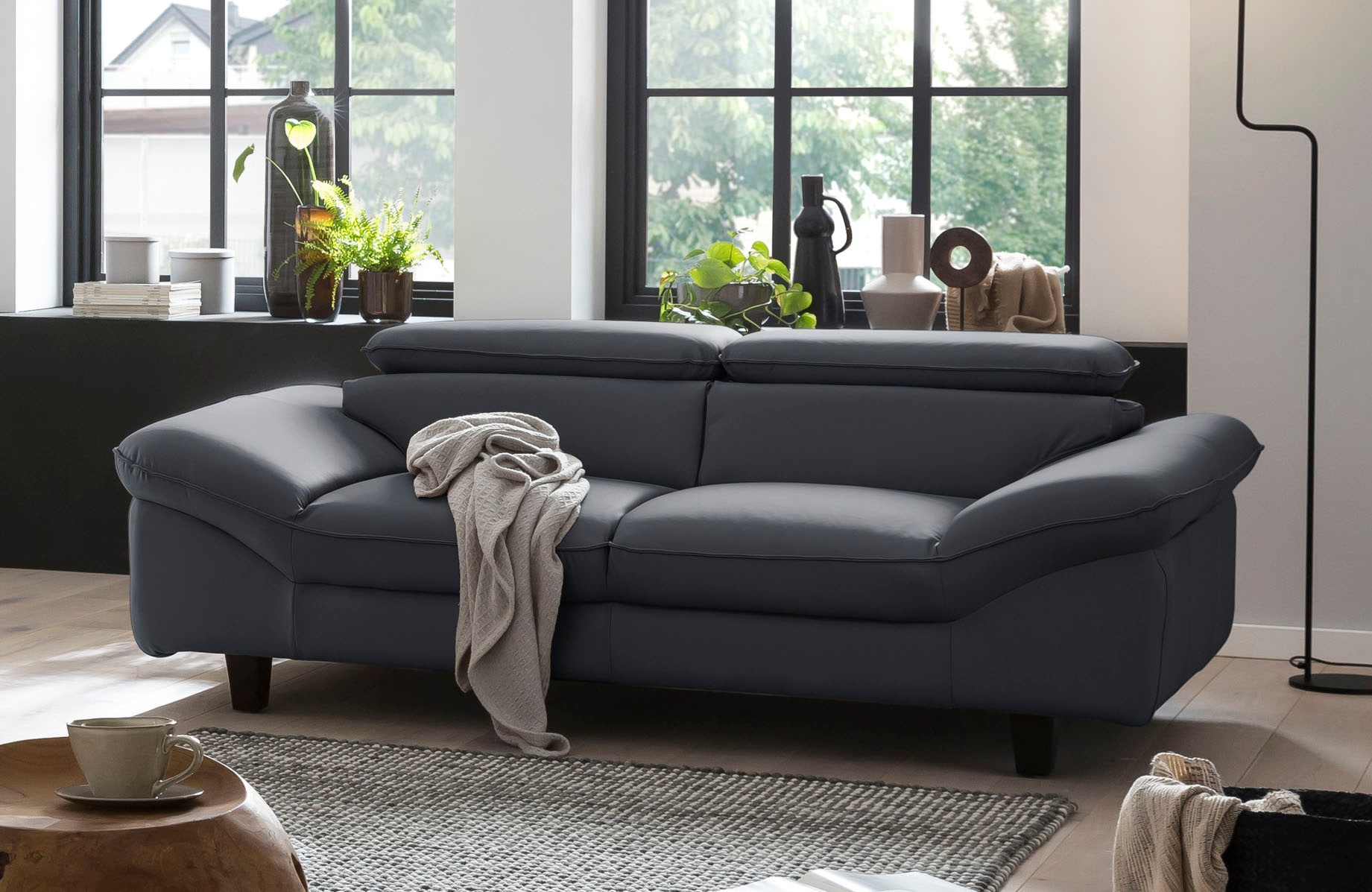 Home affaire 3-Sitzer "Pilot", Big-Sofa mit Kopfteilverstellung günstig online kaufen